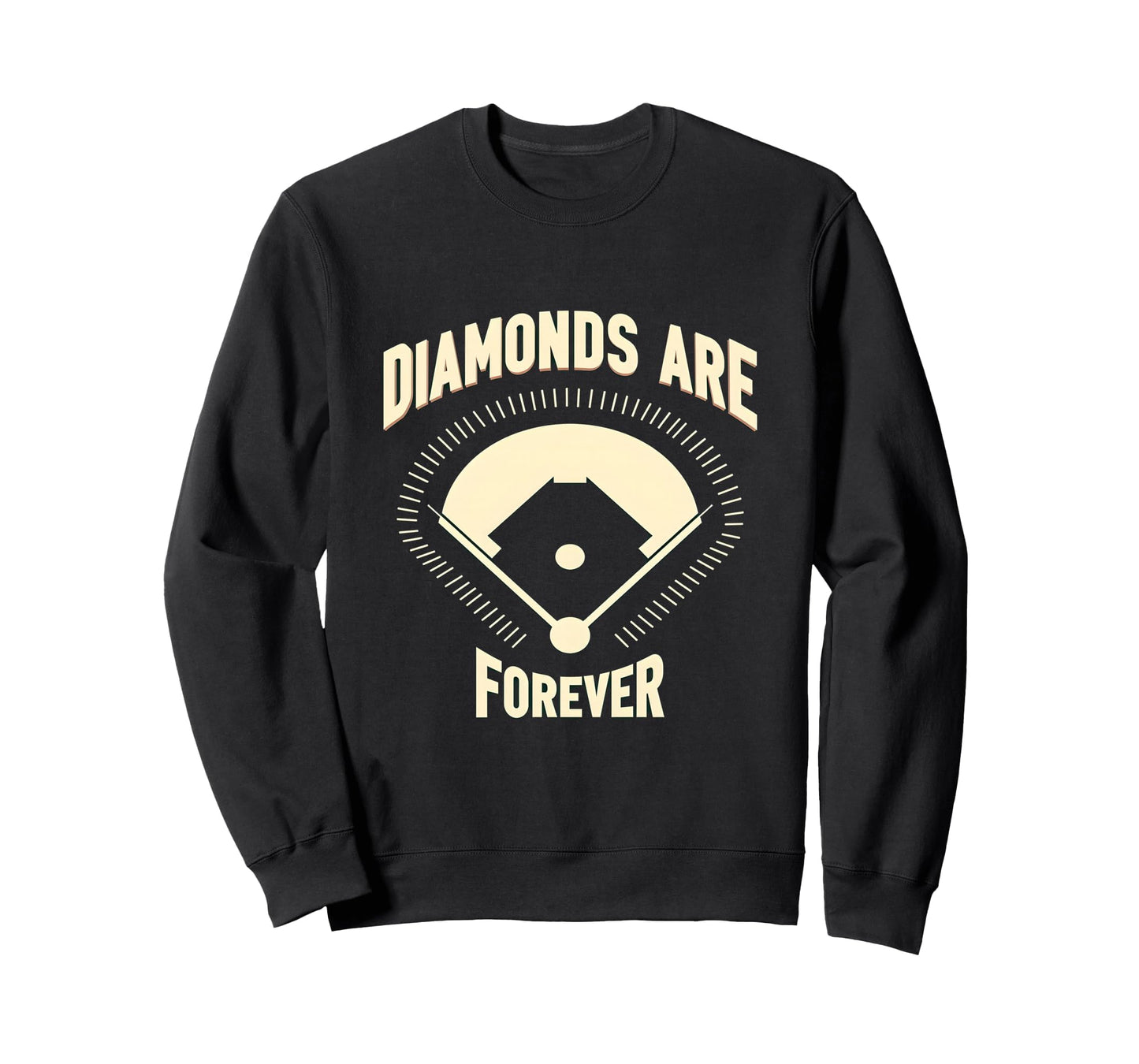 Diamonds Are Forever Softball Lover Sweatshirt - Streetwear Style Unisex - T-Shirt, Sweatshirt, Hoodie