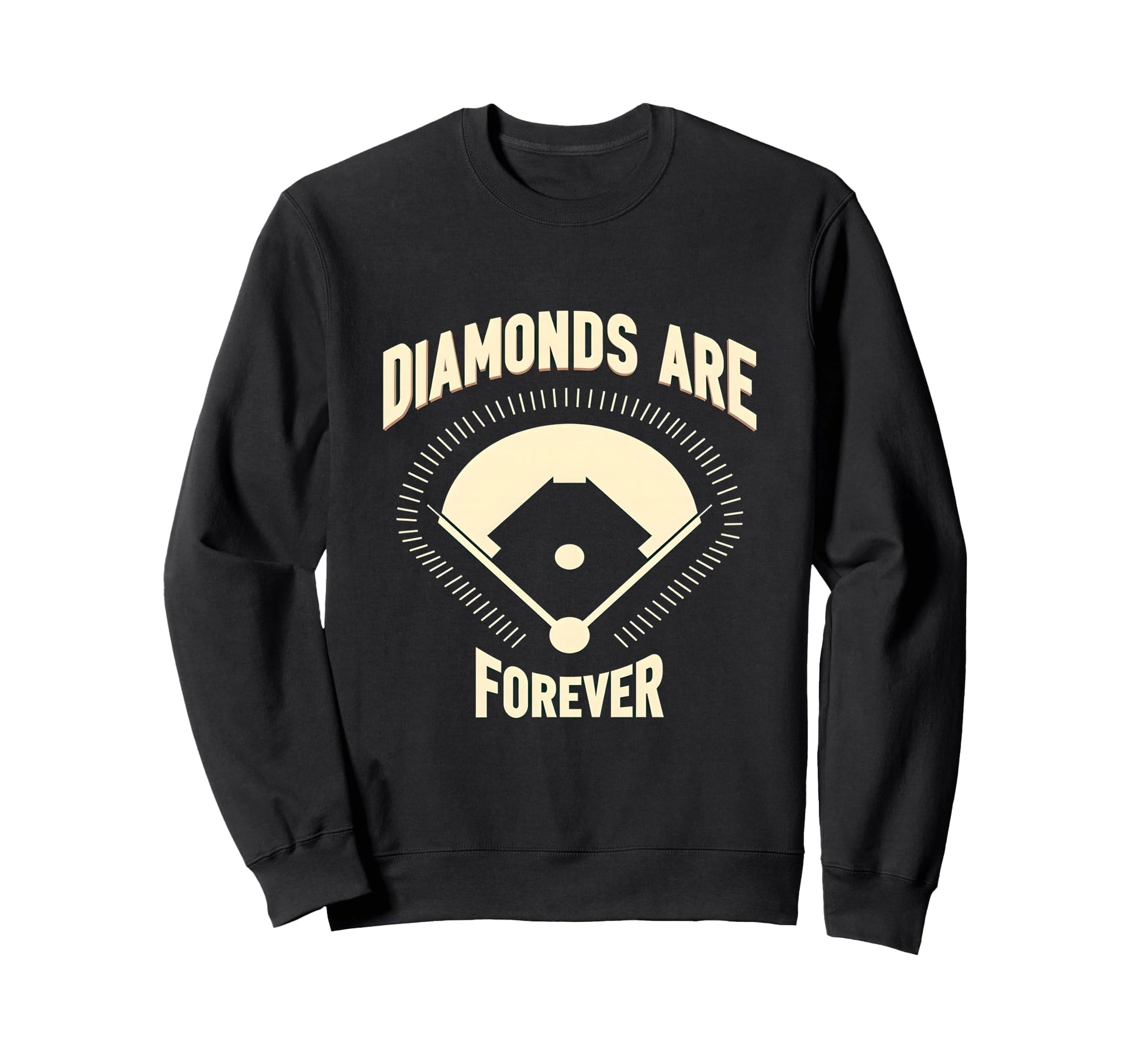 Diamonds Are Forever Softball Lover Sweatshirt - Streetwear Style Unisex - T-Shirt, Sweatshirt, Hoodie