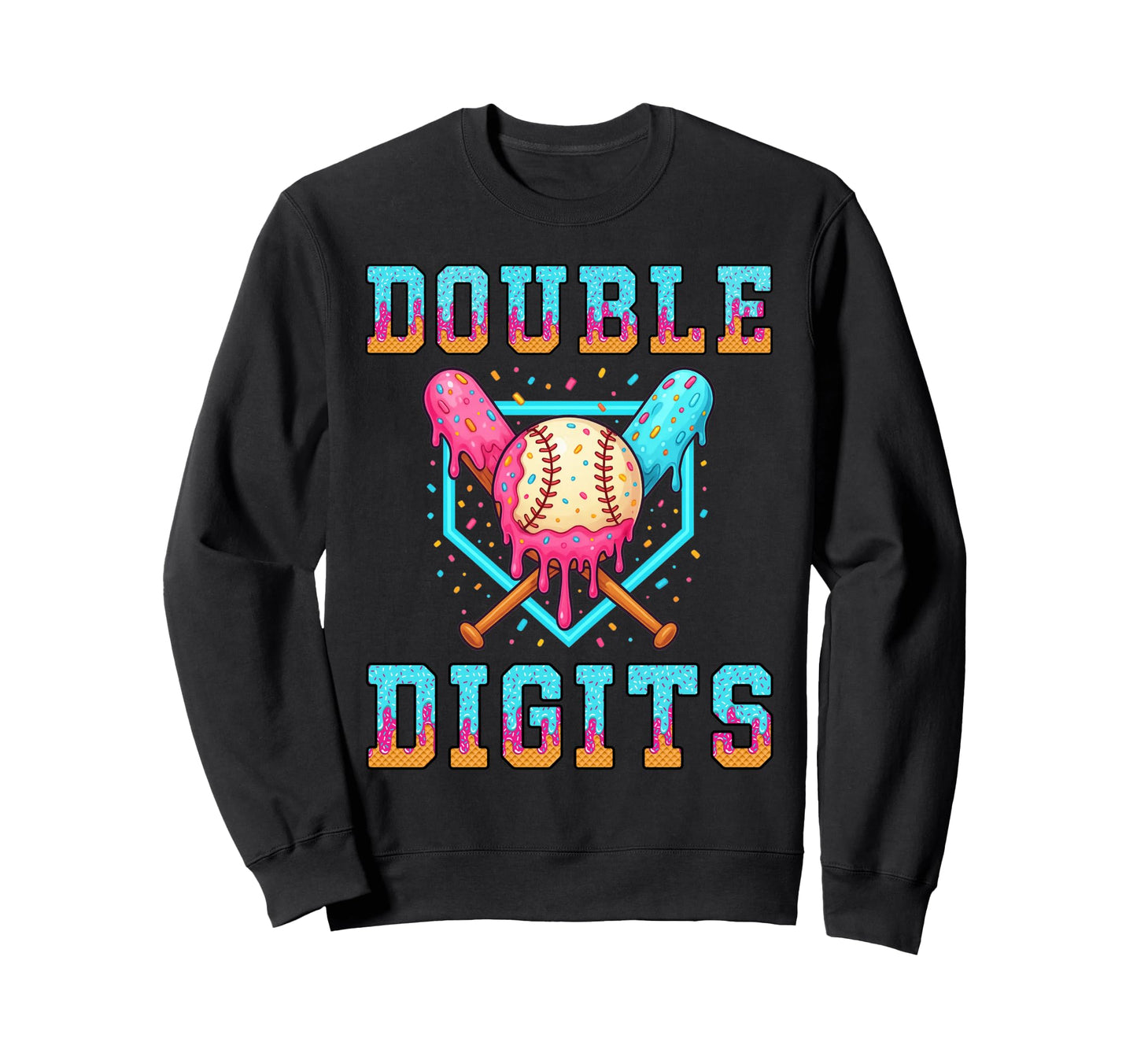 Double Digits Birthday 10Th Sweatshirt - Streetwear Style for Adults - T-Shirt, Sweatshirt, Hoodie