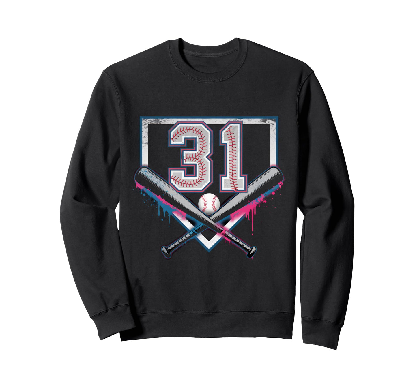 31Th Birthday Baseball Home Sweatshirt - Casual Everyday Wear Men Women - T-Shirt, Sweatshirt, Hoodie