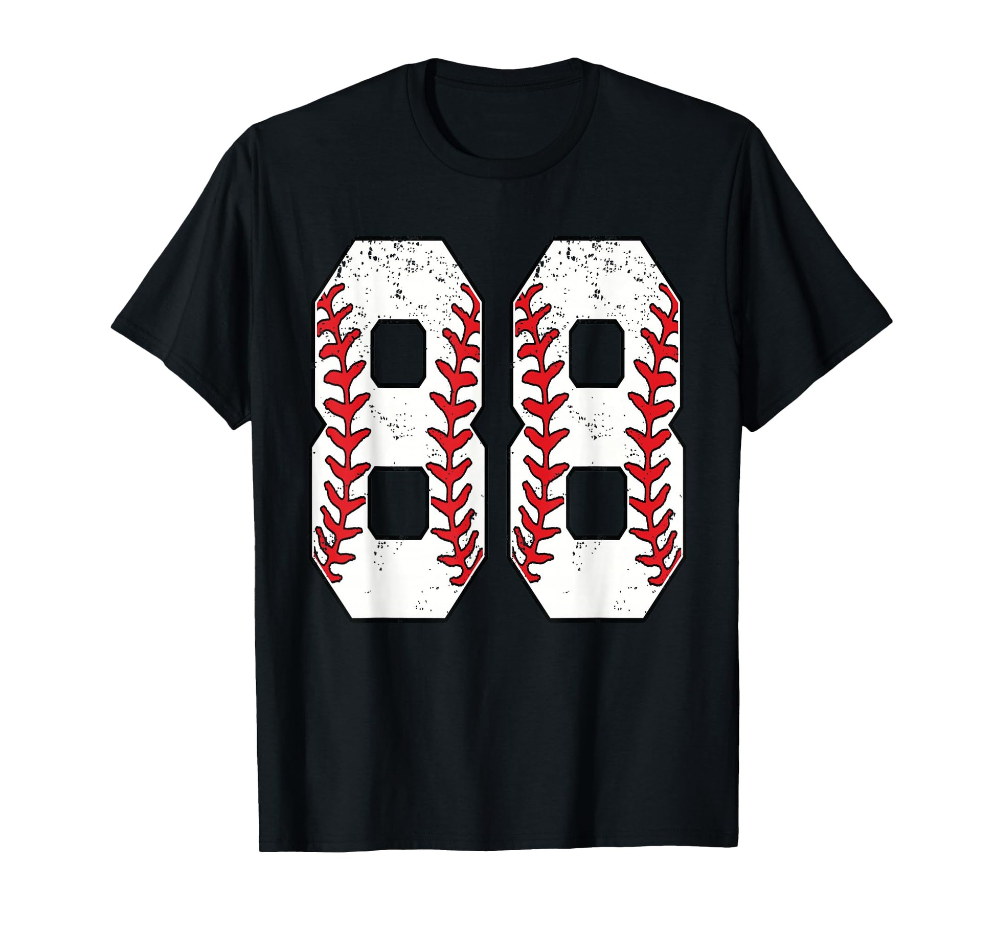Number 88 Baseball 88 Jersey Number T-Shirt - Unique Graphic Men Women - T-Shirt, Sweatshirt, Hoodie