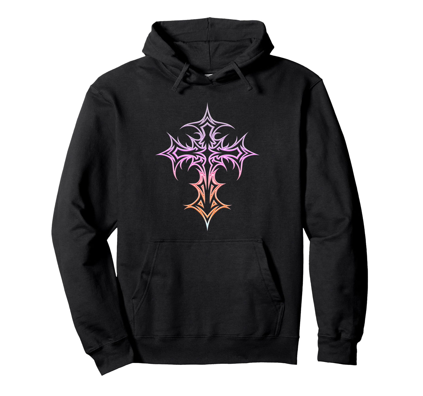Gothic Cross Y2K Alt Aesthetic Hoodie - Trendy Graphic Unisex - T-Shirt, Sweatshirt, Hoodie