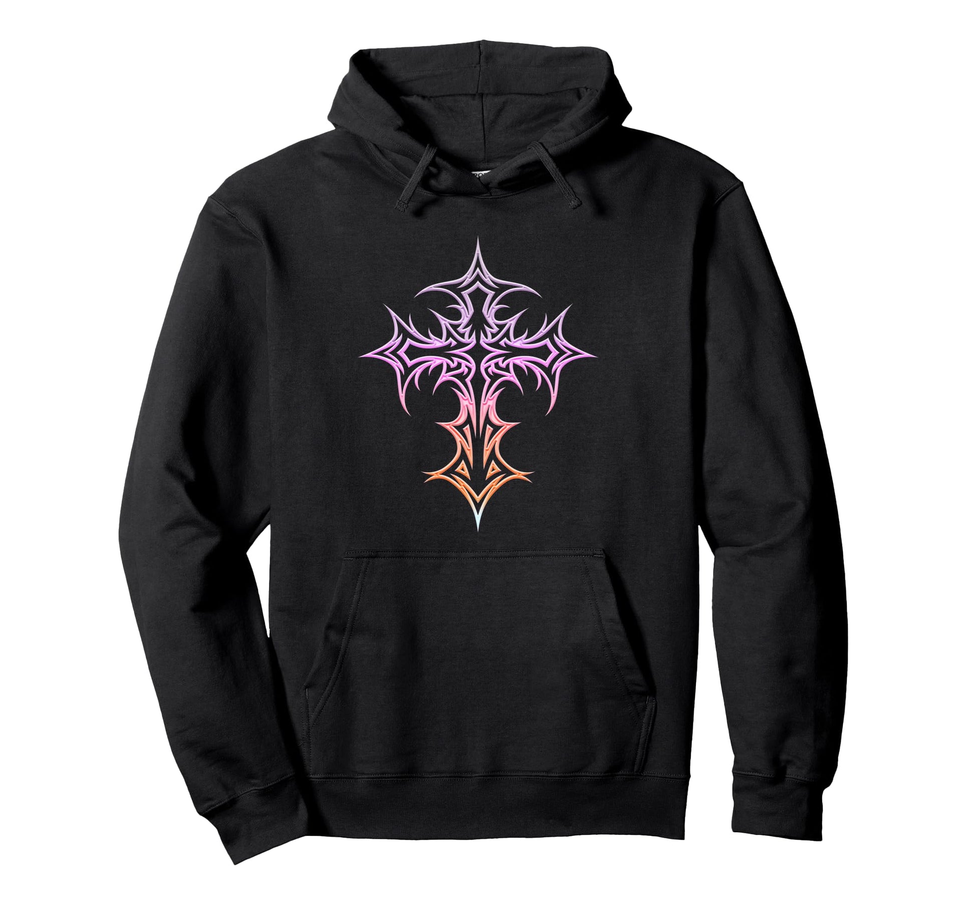 Gothic Cross Y2K Alt Aesthetic Hoodie - Trendy Graphic Unisex - T-Shirt, Sweatshirt, Hoodie