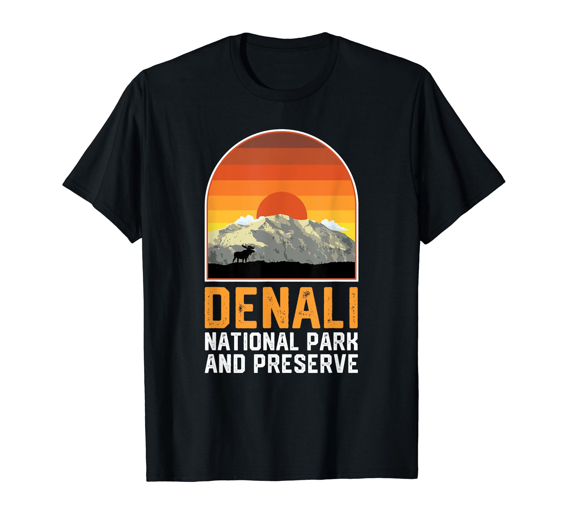 Denali National Park Sunset T-Shirt - Unique Graphic for Adults - T-Shirt, Sweatshirt, Hoodie