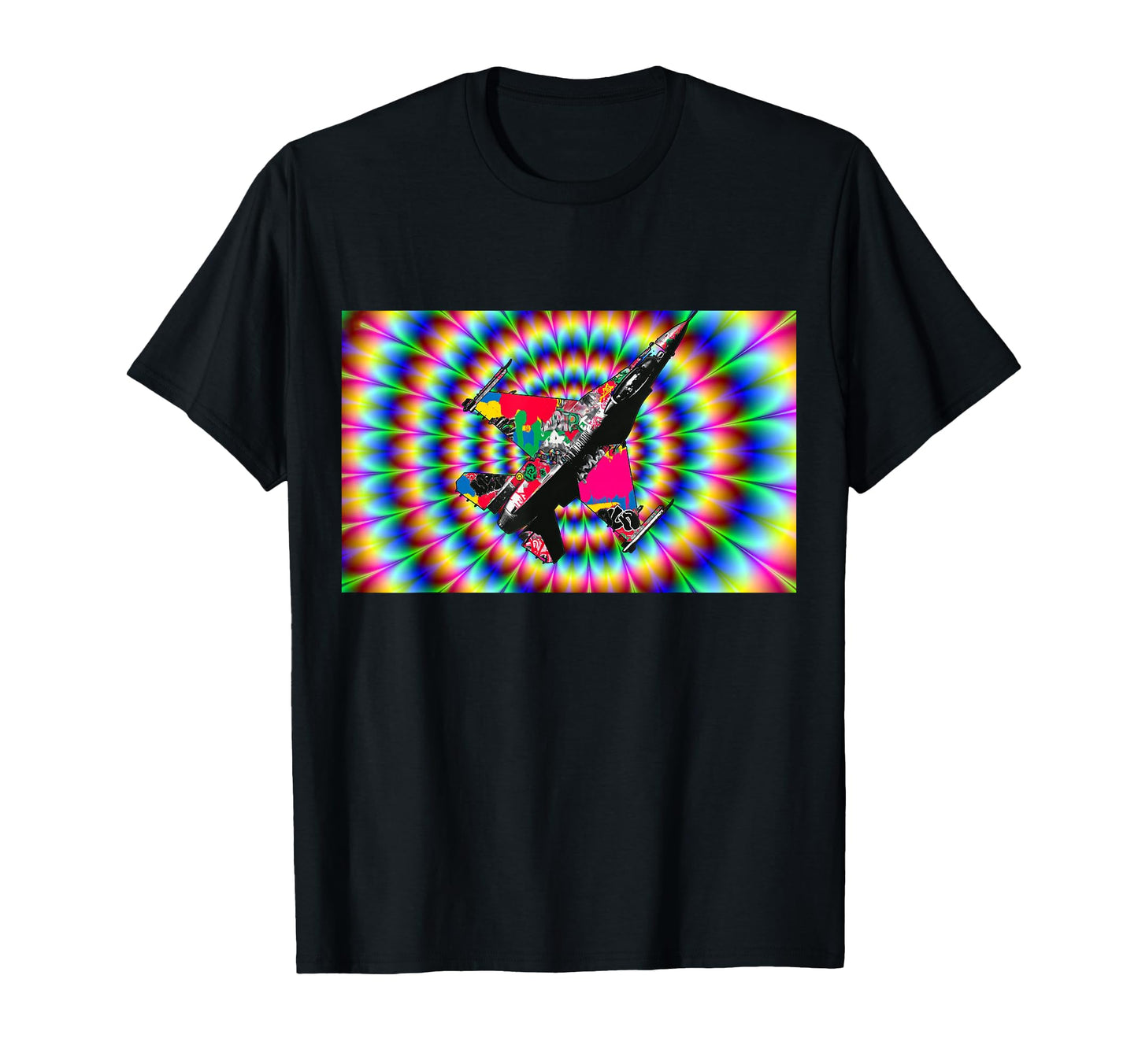 Viper Jet Fighter Optical Illusion T-Shirt - Aesthetic Graphic Men Women - T-Shirt, Sweatshirt, Hoodie
