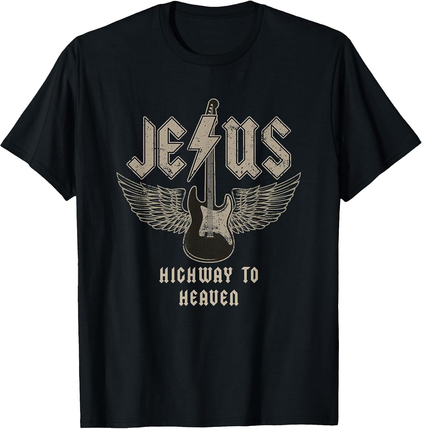 Jesus Rocks Christian Music Worship Apparel - Adult & Kids T-Shirts, Sweatshirts & Hoodies apparel design preview 1