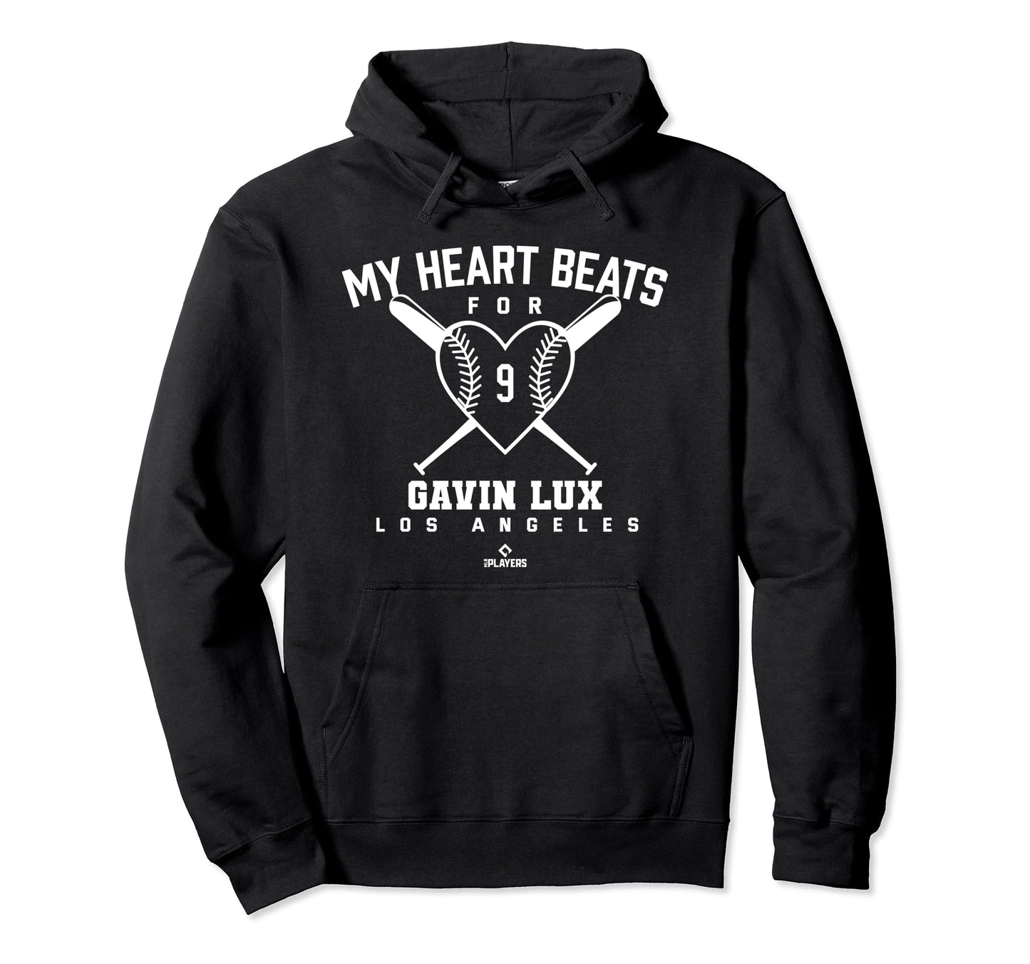My Heart Beats Gavin Lux Baseball Hoodie - Custom Art Print Unisex - T-Shirt, Sweatshirt, Hoodie