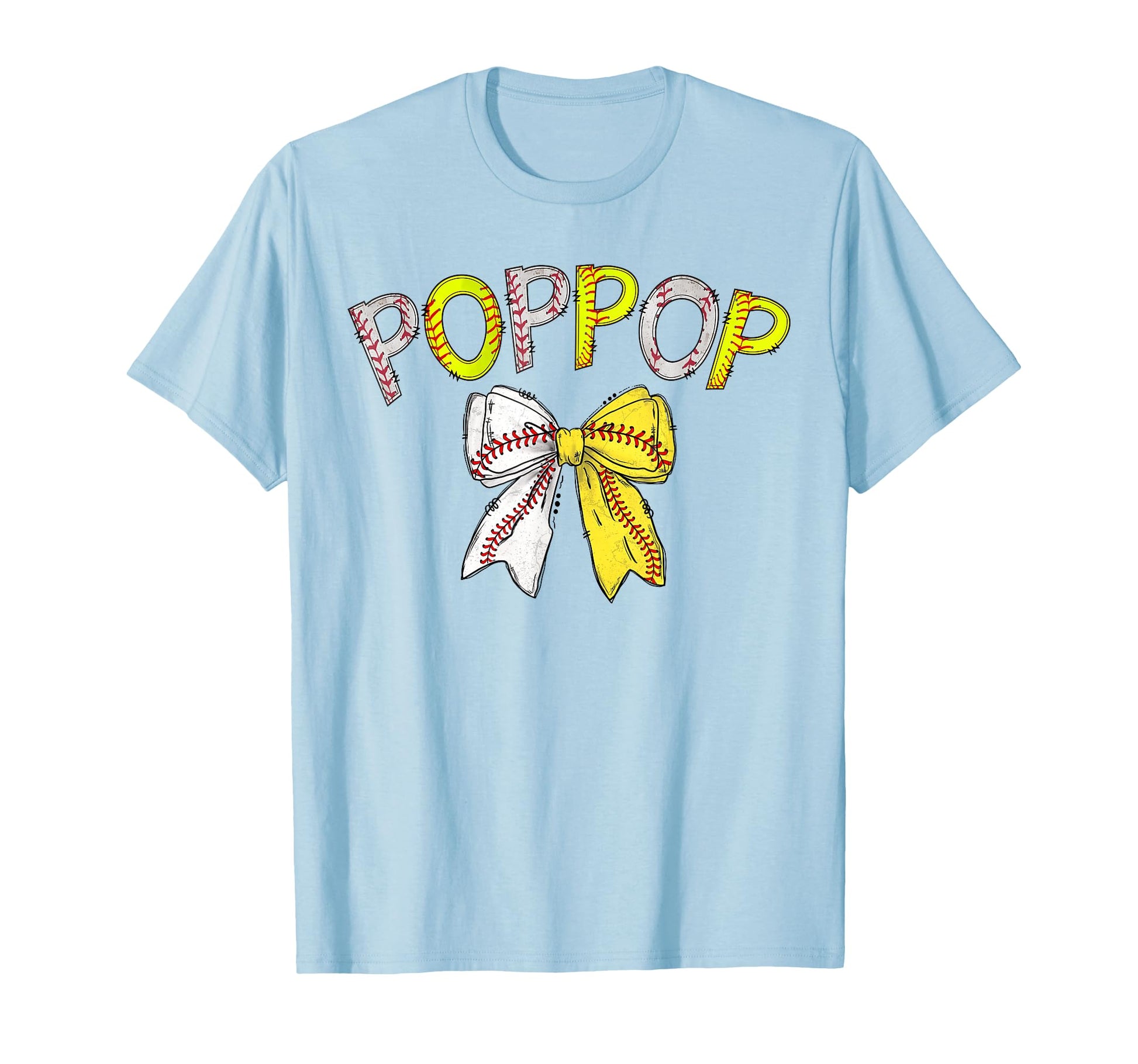 Poppop Both Half Baseball Softball T-Shirt - Streetwear Style for Adults - T-Shirt, Sweatshirt, Hoodie