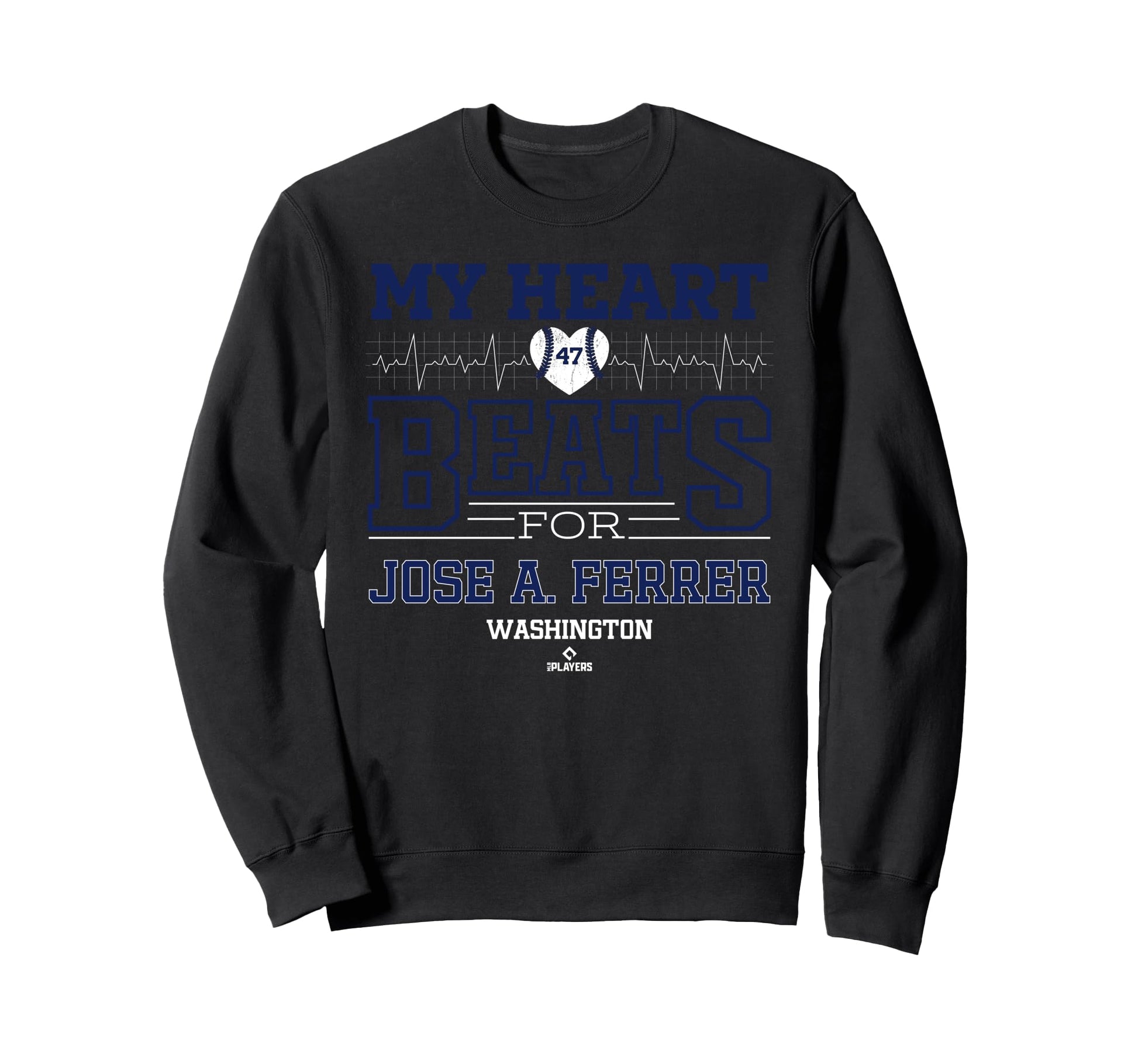 My Heart Beats Jose Ferrer Sweatshirt - Aesthetic Graphic Men Women - T-Shirt, Sweatshirt, Hoodie