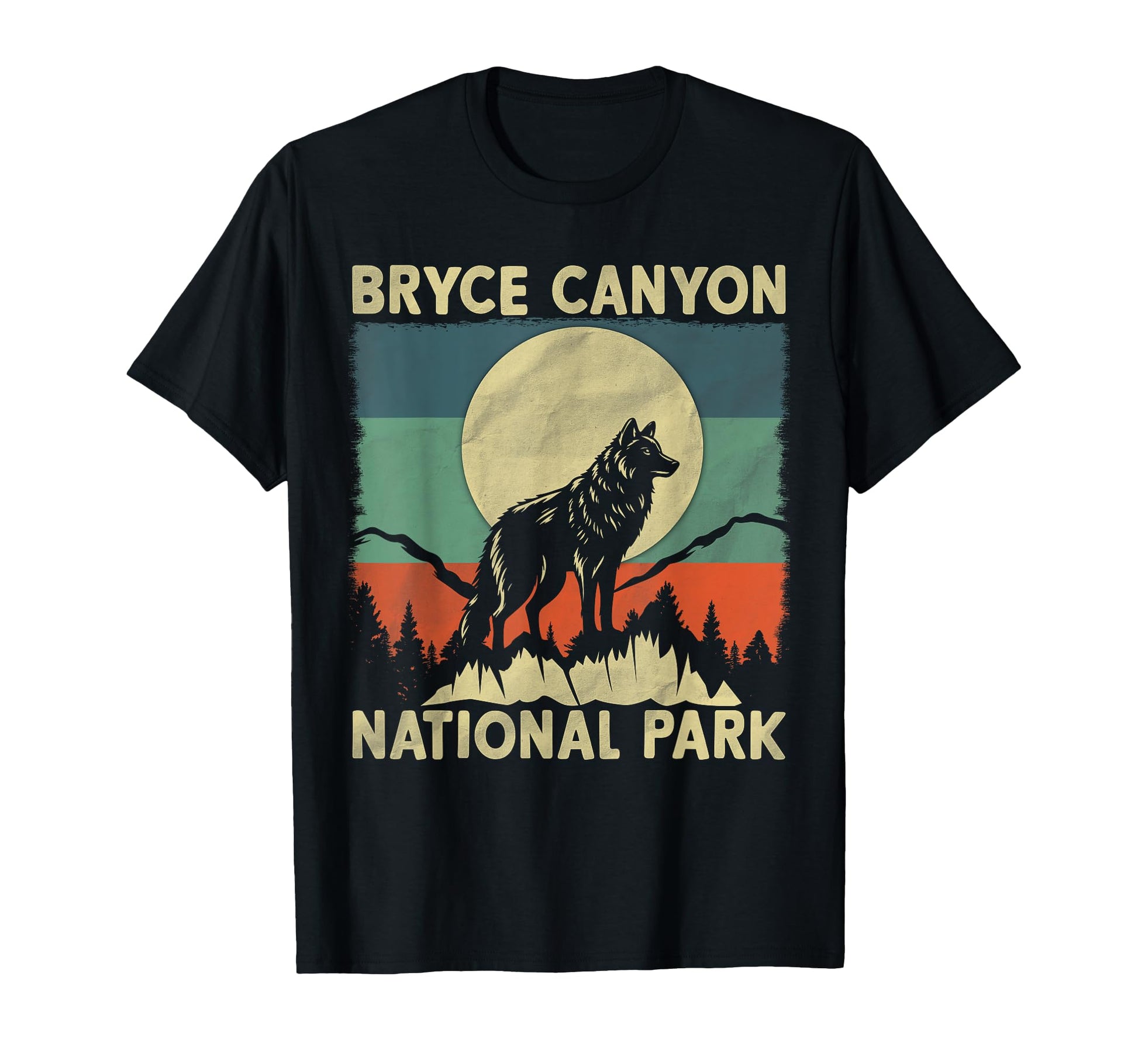 Wolf Bryce Canyon National Park T-Shirt - Casual Everyday Wear for Adults - T-Shirt, Sweatshirt, Hoodie