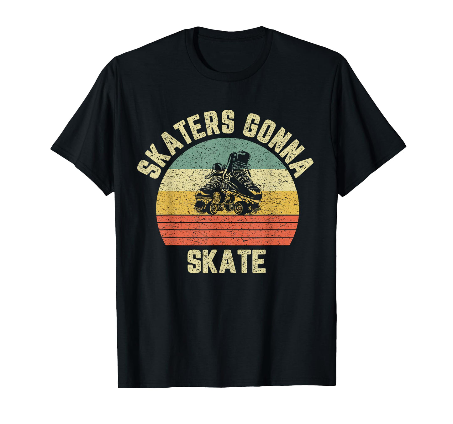 Roller Skating Funny 70S 80S Skaters T-Shirt - Custom Art Print for Adults - T-Shirt, Sweatshirt, Hoodie