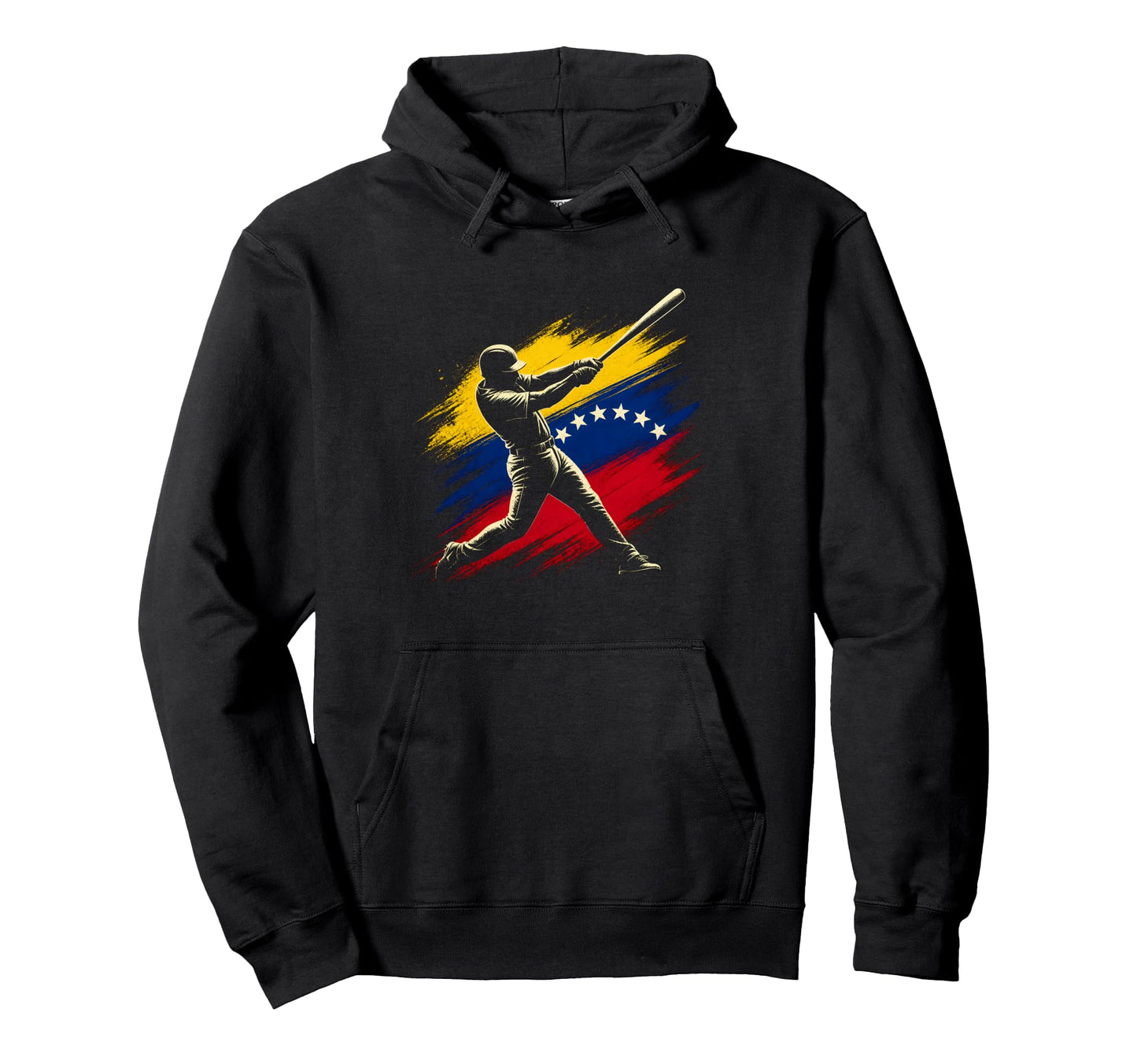 Venezuela Baseball Flag Heritage Hoodie - Novelty Apparel Men Women - T-Shirt, Sweatshirt, Hoodie