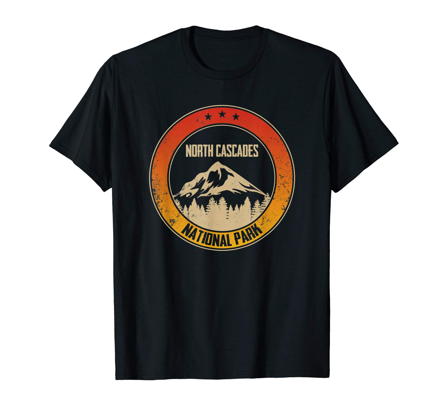 North Cascades National Park Souvenir T-Shirt - Minimalist Print for Adults - T-Shirt, Sweatshirt, Hoodie