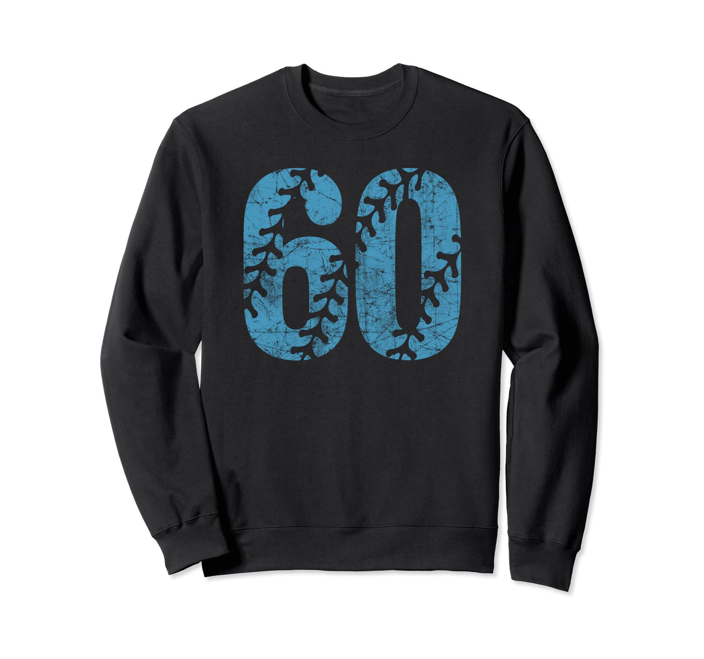Baseball Softball Mom 60 Number Sweatshirt - Streetwear Style for Adults - T-Shirt, Sweatshirt, Hoodie