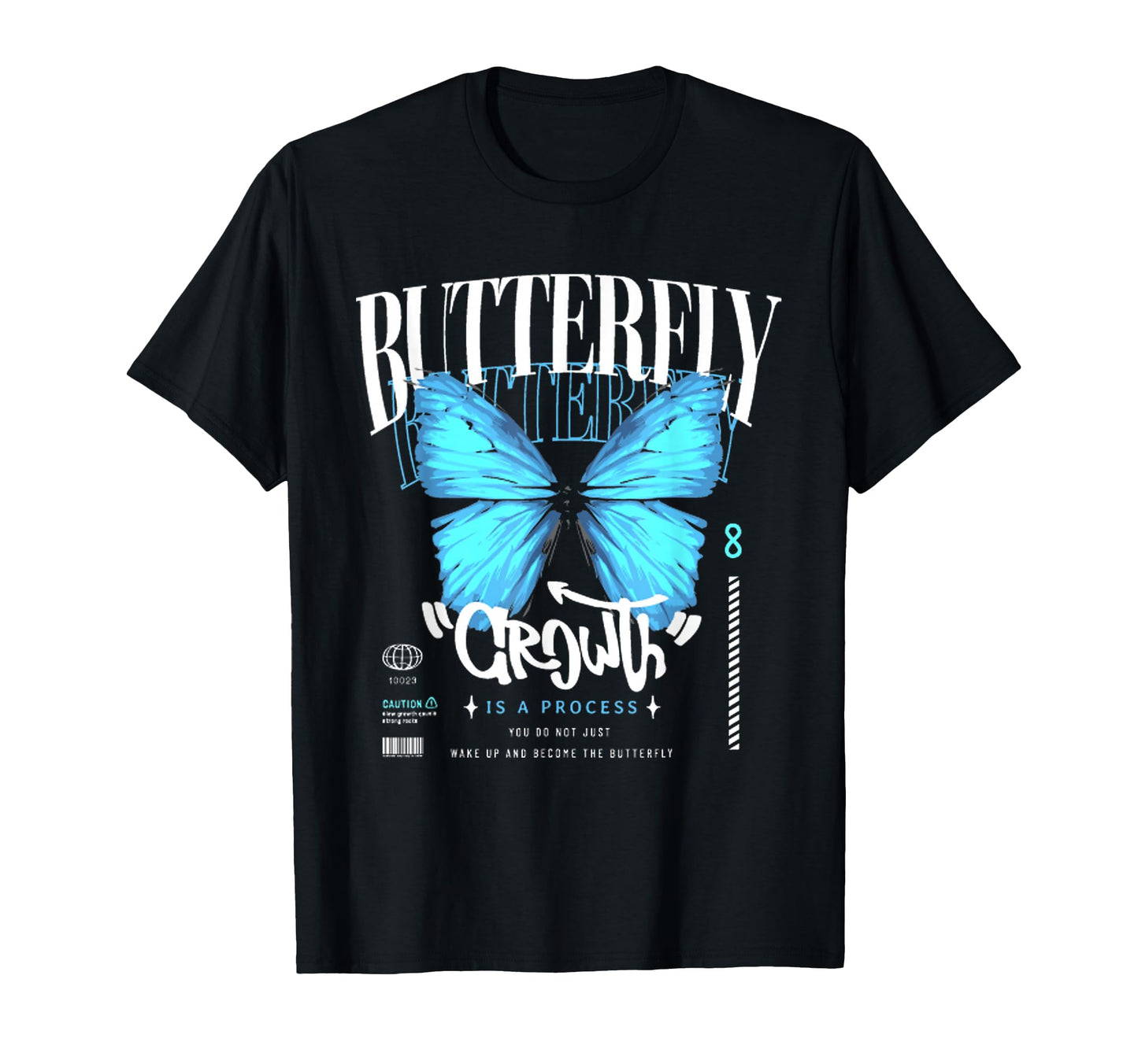Butterfly Y2K Grunge Aesthetic T-Shirt - Fun Novelty Design Men Women - T-Shirt, Sweatshirt, Hoodie