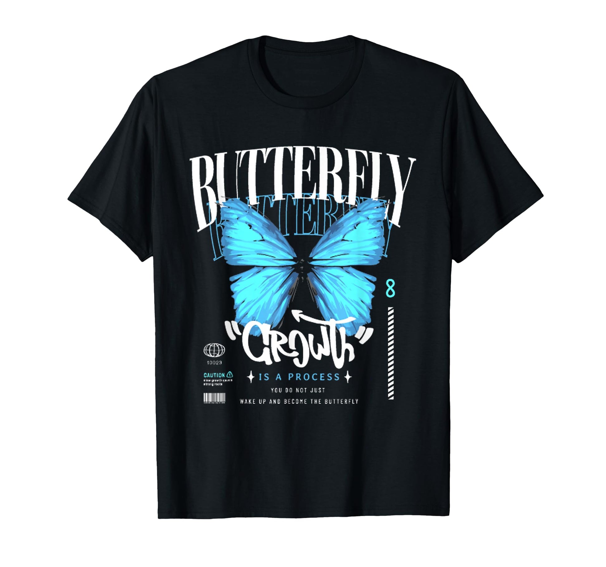 Butterfly Y2K Grunge Aesthetic T-Shirt - Fun Novelty Design Men Women - T-Shirt, Sweatshirt, Hoodie