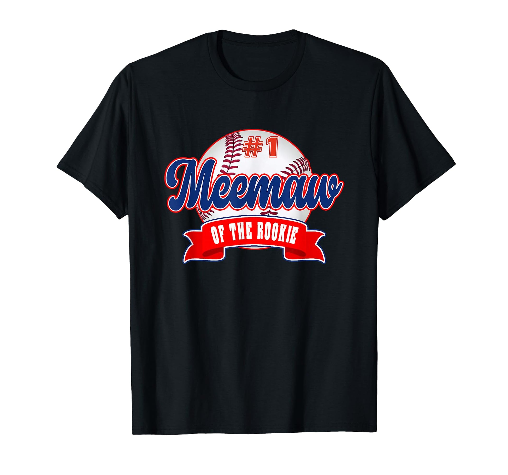 Meemaw Rookie Year 1St Birthday T-Shirt - Graphic Print for Adults - T-Shirt, Sweatshirt, Hoodie