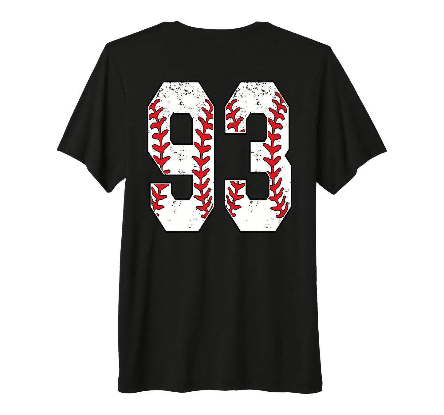 Number 93 Baseball Jersey Number 93 T-Shirt - Fun Novelty Design Unisex - T-Shirt, Sweatshirt, Hoodie