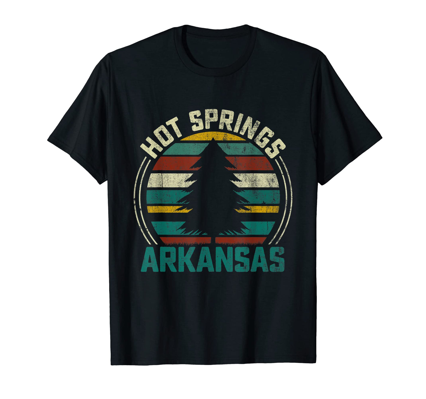Hot Springs Arkansas National Park T-Shirt - Custom Art Print Unisex - T-Shirt, Sweatshirt, Hoodie