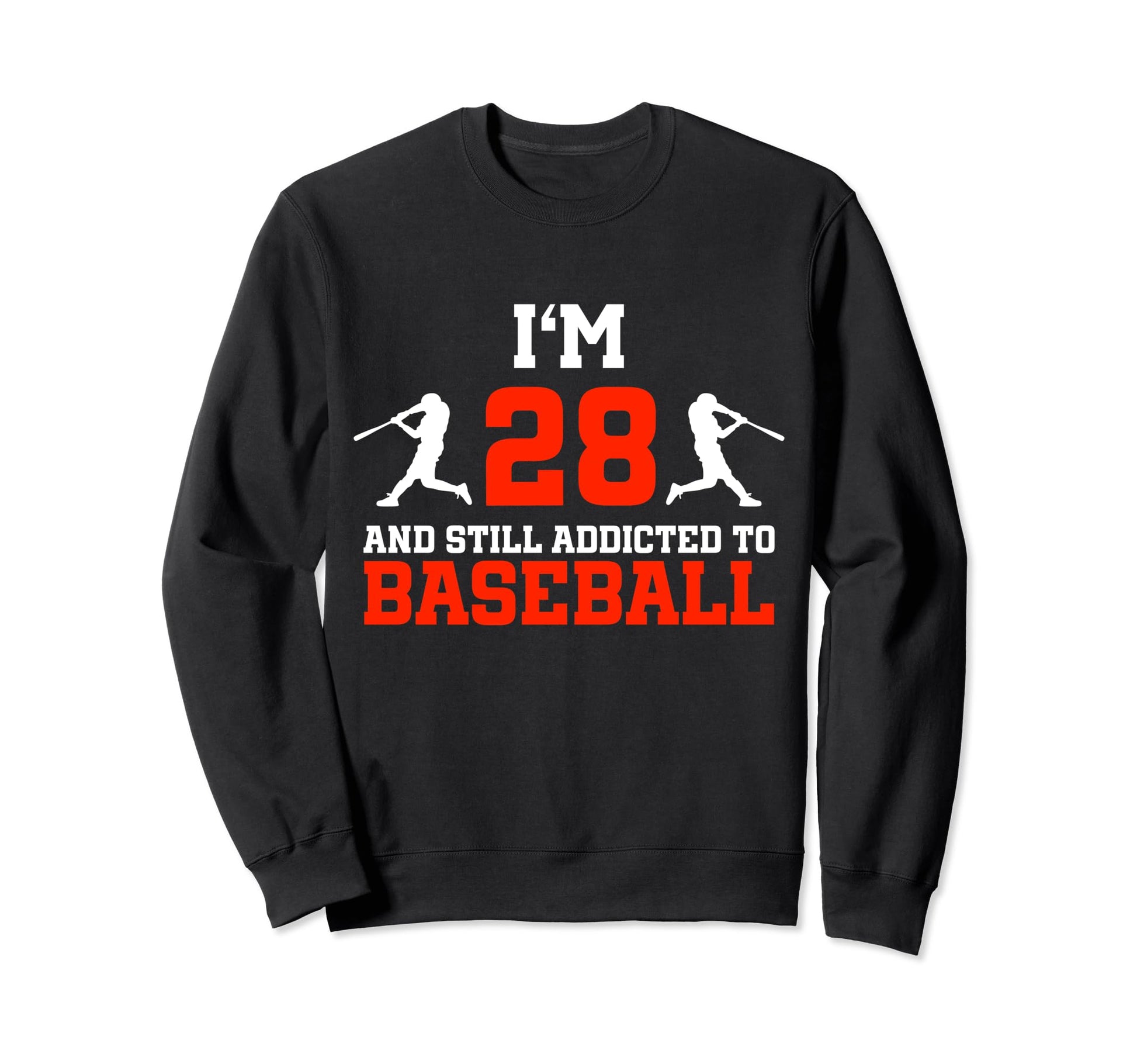 28Th Birthday Baseball 28 Years Old Sweatshirt - Aesthetic Graphic Unisex - T-Shirt, Sweatshirt, Hoodie