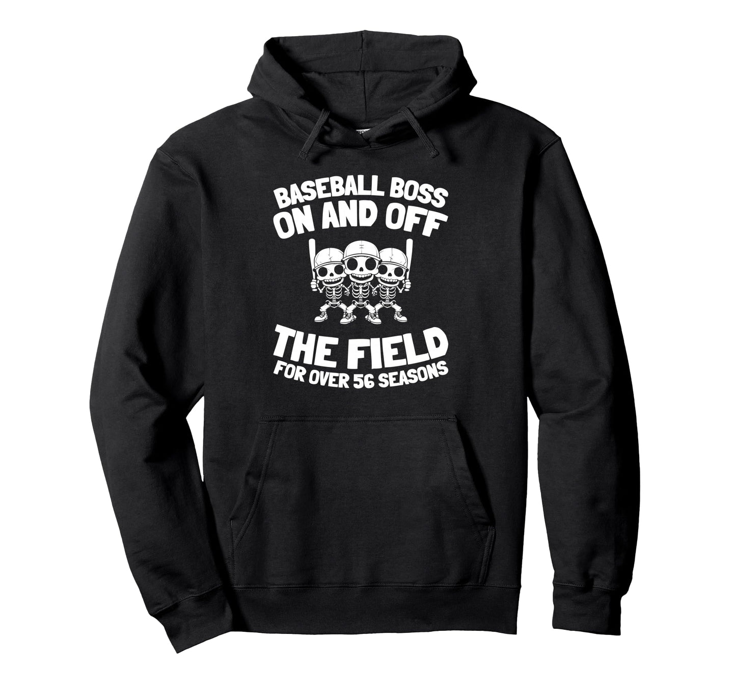 56 Years Old Baseballer Team Sport Hoodie - Fun Novelty Design Men Women - T-Shirt, Sweatshirt, Hoodie