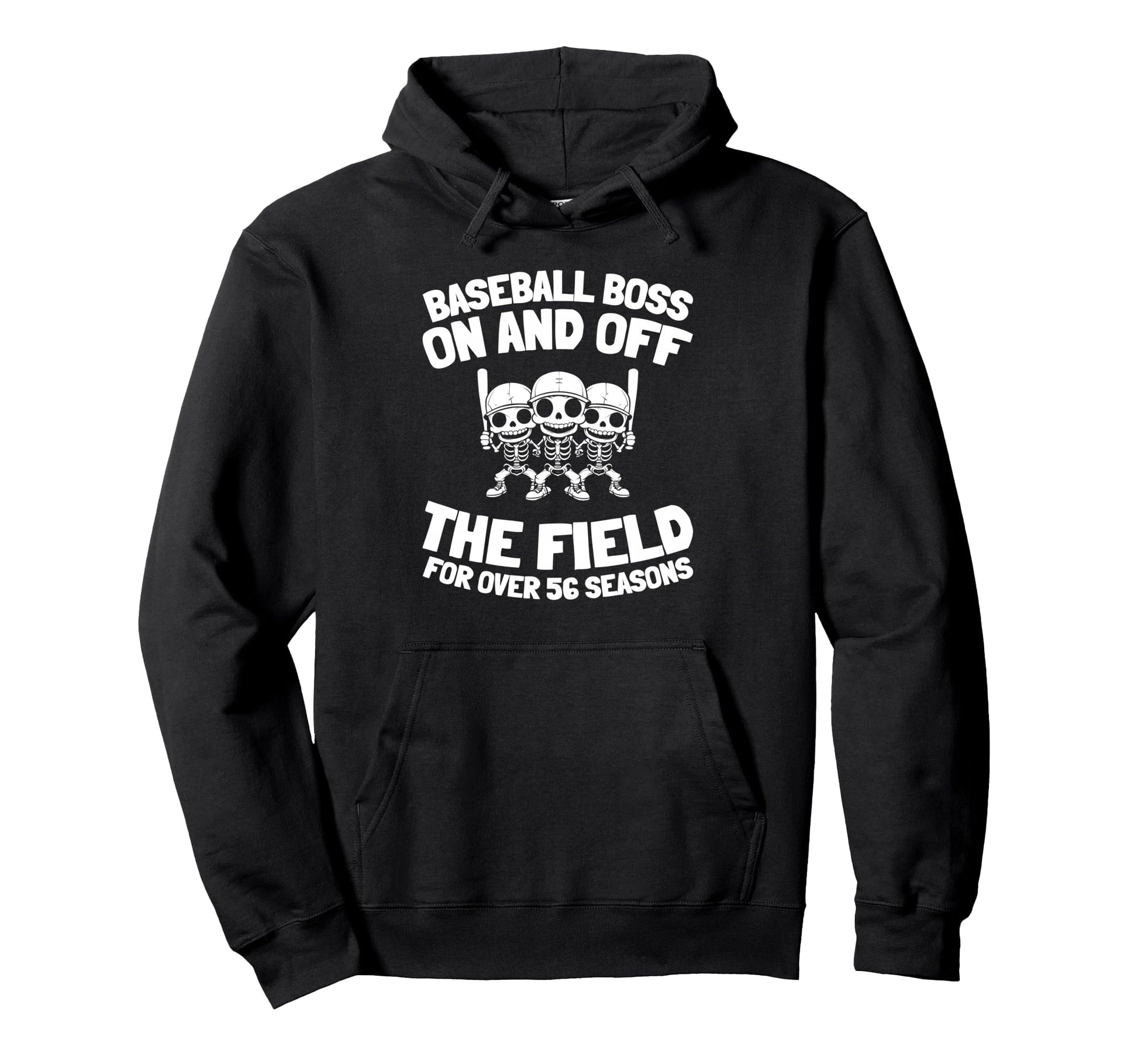 56 Years Old Baseballer Team Sport Hoodie - Fun Novelty Design Men Women - T-Shirt, Sweatshirt, Hoodie