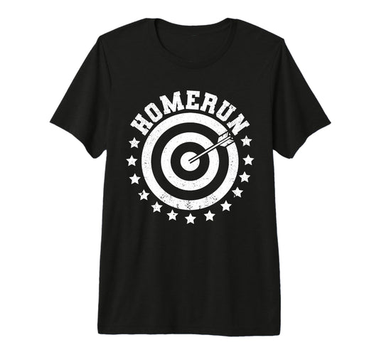 Archery Homerun Mashup Bullseye Archer T-Shirt - Graphic Print for Adults - T-Shirt, Sweatshirt, Hoodie