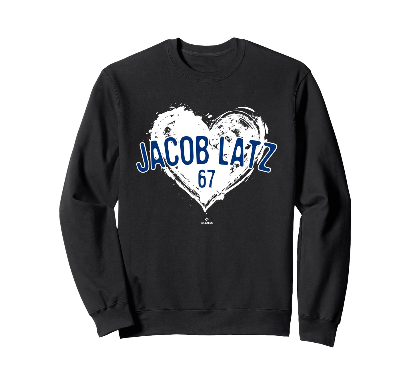 Distressed Heart Jacob Latz Sweatshirt - Aesthetic Graphic for Adults - T-Shirt, Sweatshirt, Hoodie