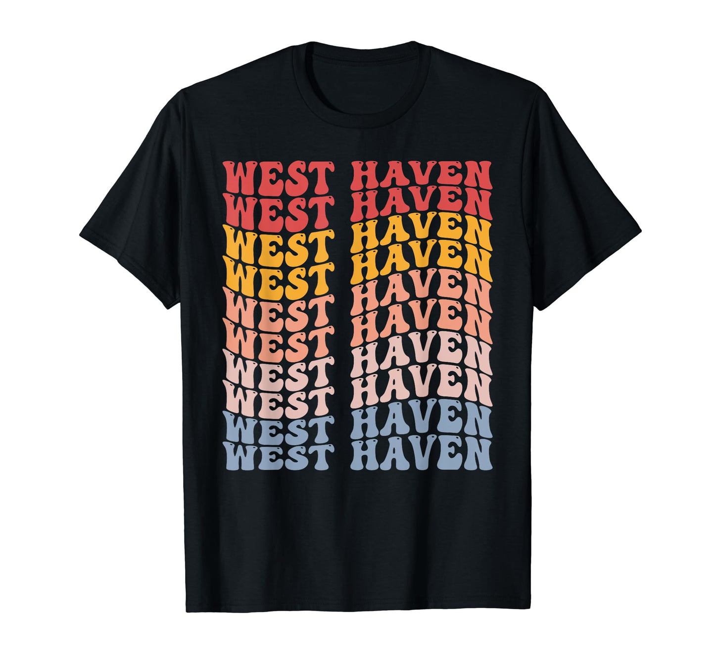 West Haven City Groovy T-Shirt - Custom Art Print Unisex - T-Shirt, Sweatshirt, Hoodie