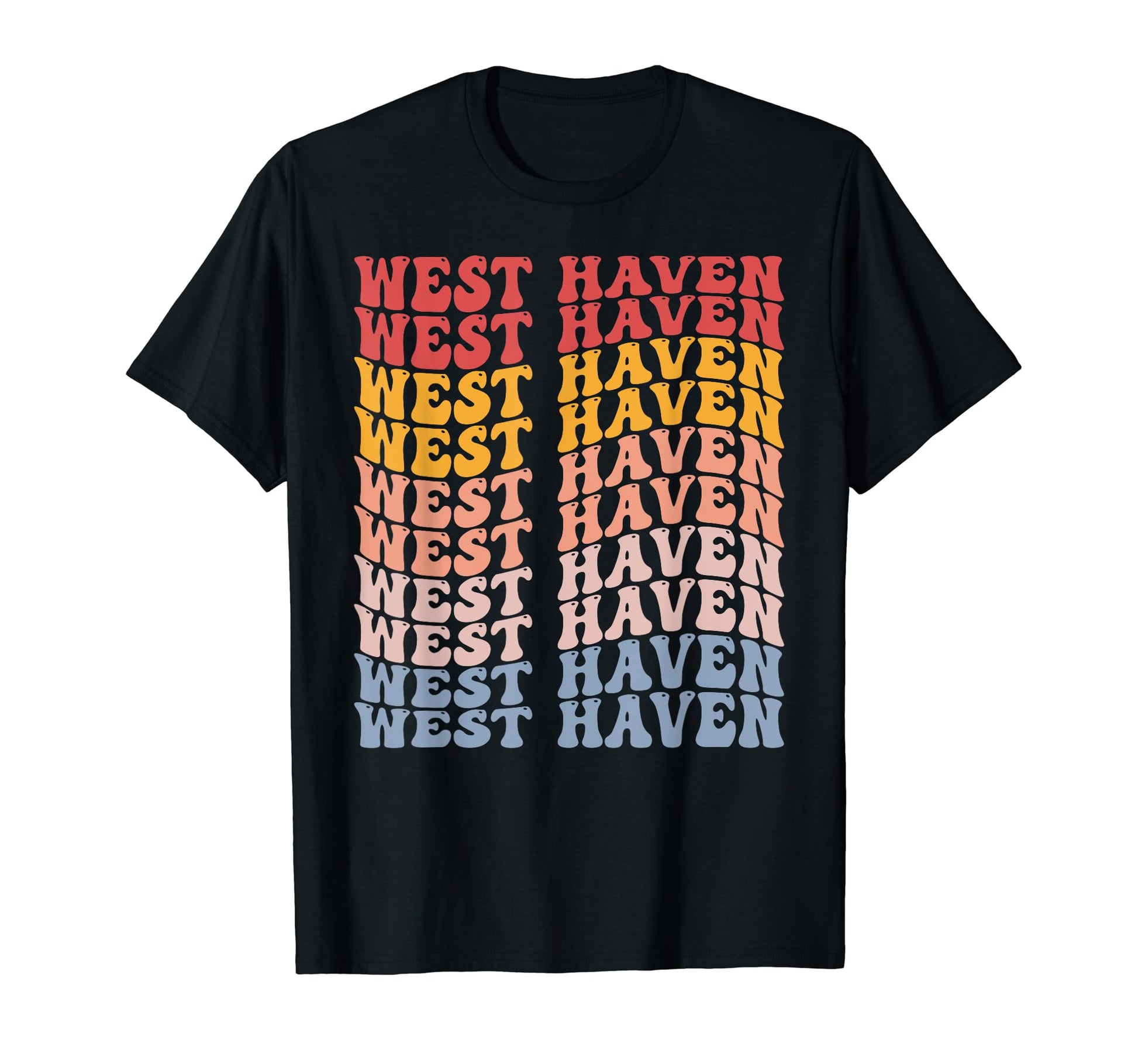 West Haven City Groovy T-Shirt - Custom Art Print Unisex - T-Shirt, Sweatshirt, Hoodie