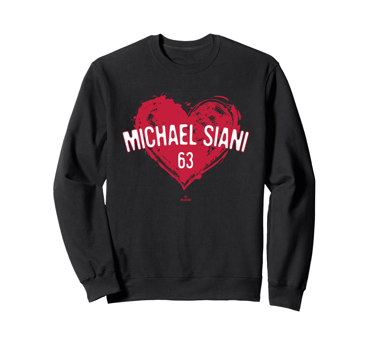 Distressed Heart Michael Siani St Sweatshirt - Graphic Print Men Women - T-Shirt, Sweatshirt, Hoodie