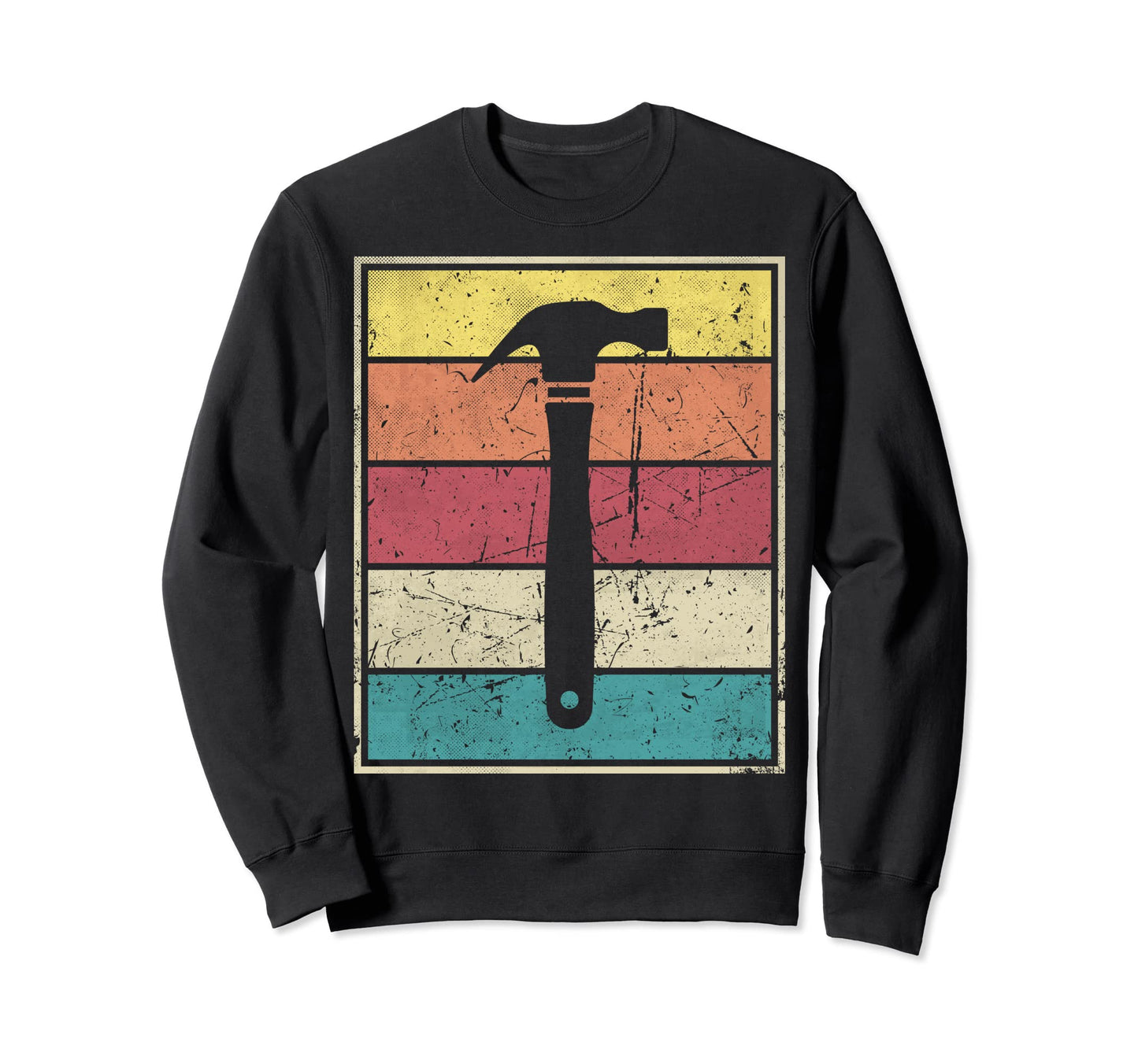 Hammer Stripes Sweatshirt - Casual Everyday Wear for Adults - T-Shirt, Sweatshirt, Hoodie
