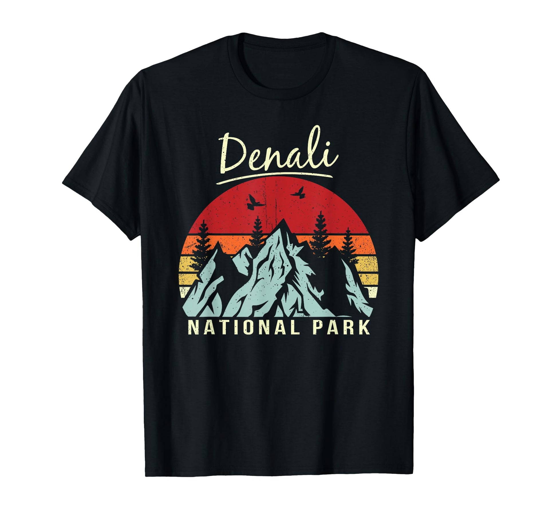 Hiking Camping Denali National Park T-Shirt - Novelty Apparel Unisex - T-Shirt, Sweatshirt, Hoodie