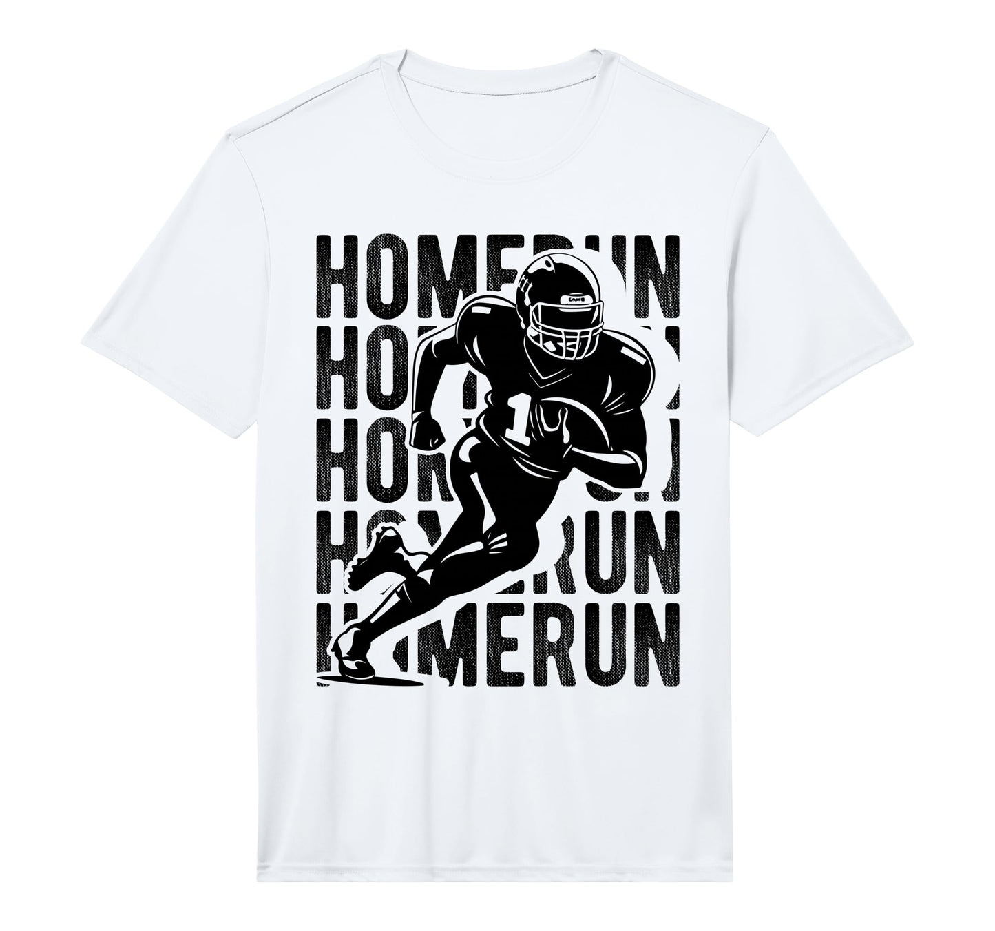 Mens Homerun Football Player Performance T-Shirt - Unique Graphic Unisex - T-Shirt, Sweatshirt, Hoodie