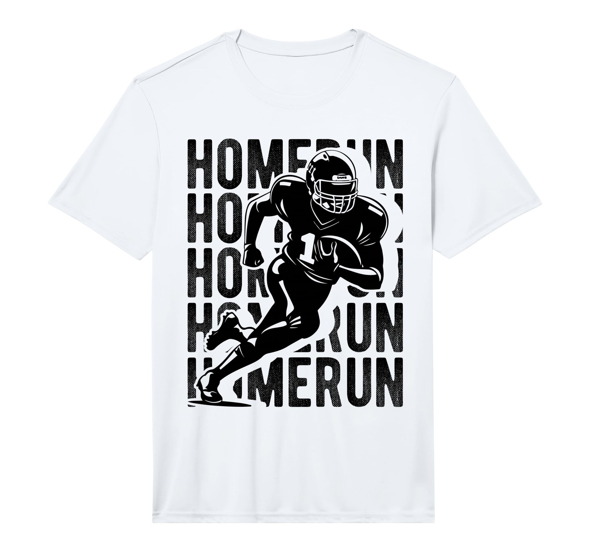 Mens Homerun Football Player Performance T-Shirt - Unique Graphic Unisex - T-Shirt, Sweatshirt, Hoodie