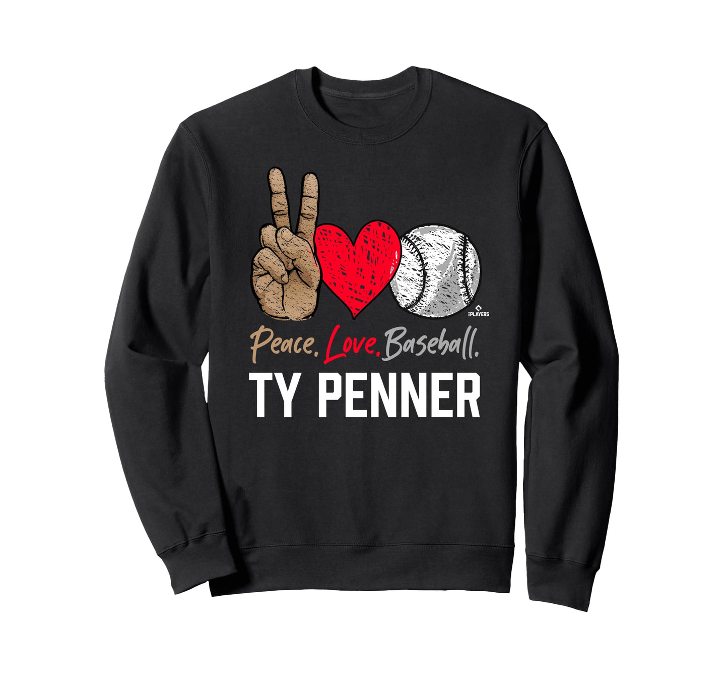Peace Love Ty Penner Prospect Sweatshirt - Graphic Print for Adults - T-Shirt, Sweatshirt, Hoodie