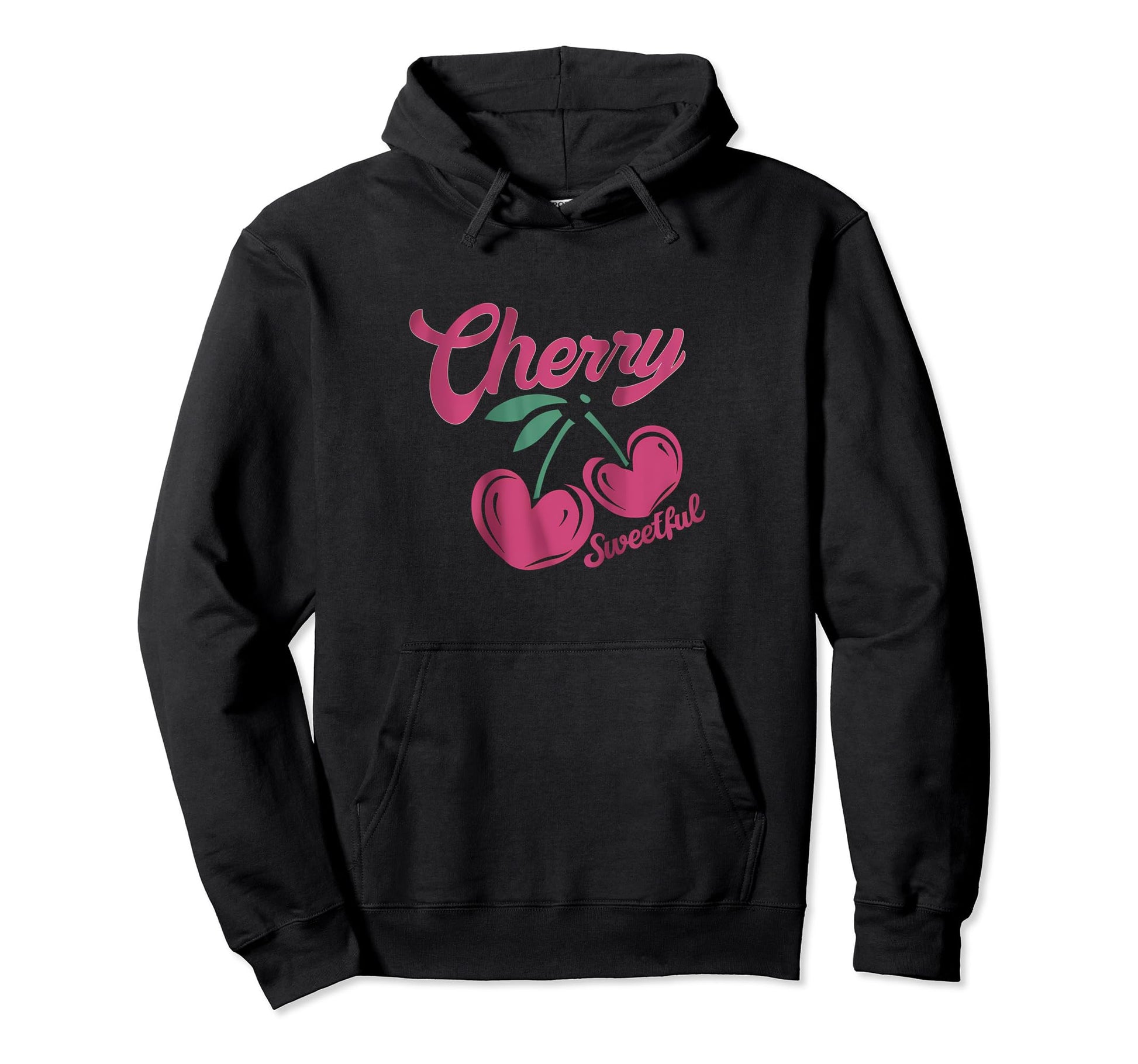 Cherry Sweetful Red Aesthetic Cherries Hoodie - Trendy Graphic Men Women - T-Shirt, Sweatshirt, Hoodie