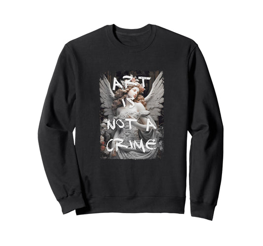Aesthetic Streetwear Angel Sweatshirt - Aesthetic Graphic Unisex - T-Shirt, Sweatshirt, Hoodie
