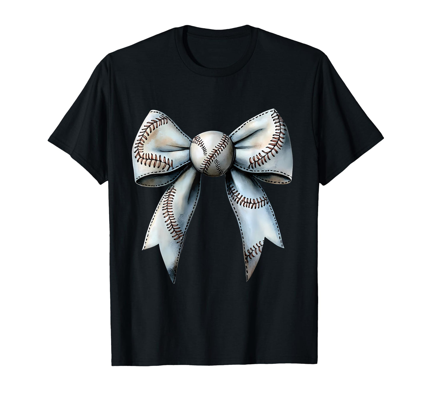 Baseball Coquette Bow Baseball Mom T-Shirt - Casual Everyday Wear Unisex - T-Shirt, Sweatshirt, Hoodie