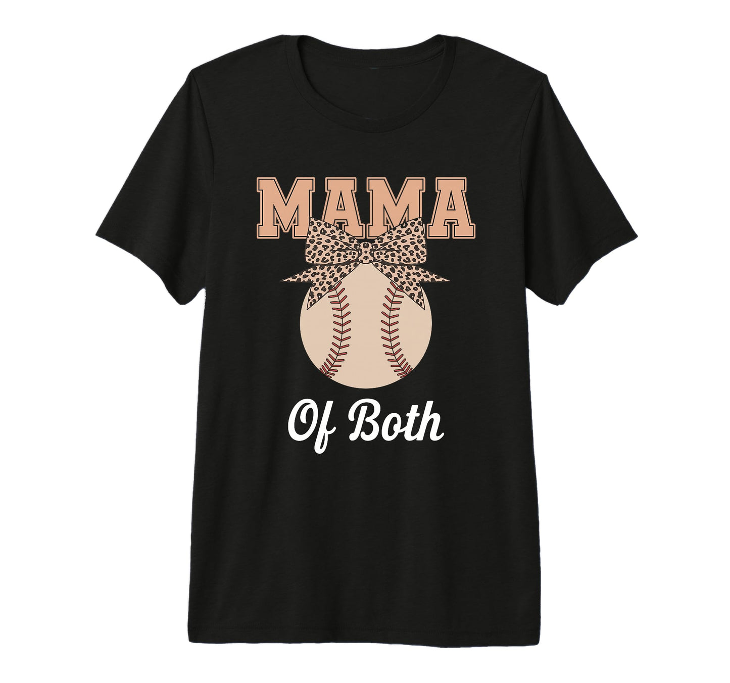 Leopard Mothers Day Mama Mom Both T-Shirt - Aesthetic Graphic Men Women - T-Shirt, Sweatshirt, Hoodie