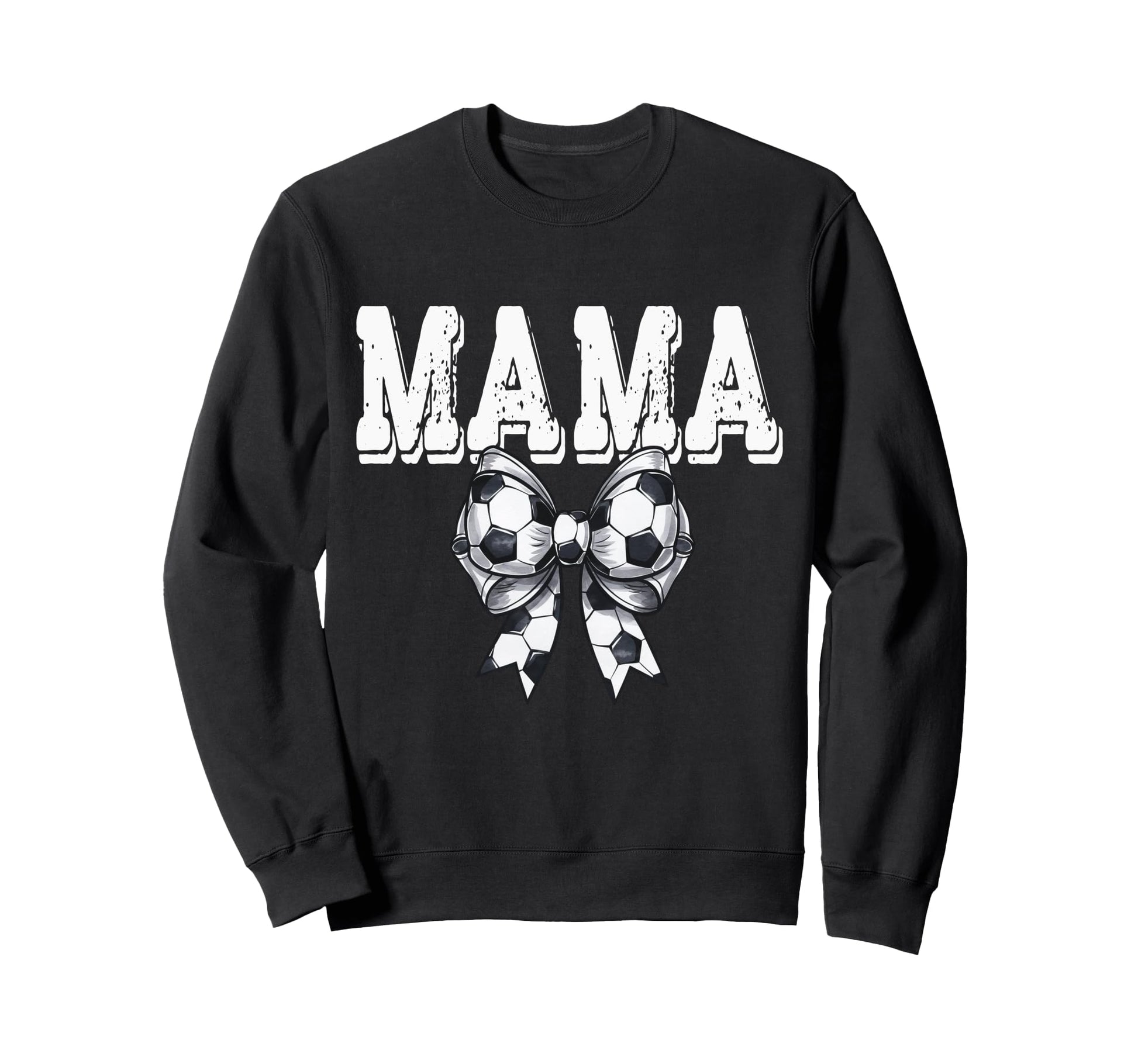 Coquette Soccer Bow Mama Sister Sweatshirt - Fun Novelty Design for Adults - T-Shirt, Sweatshirt, Hoodie