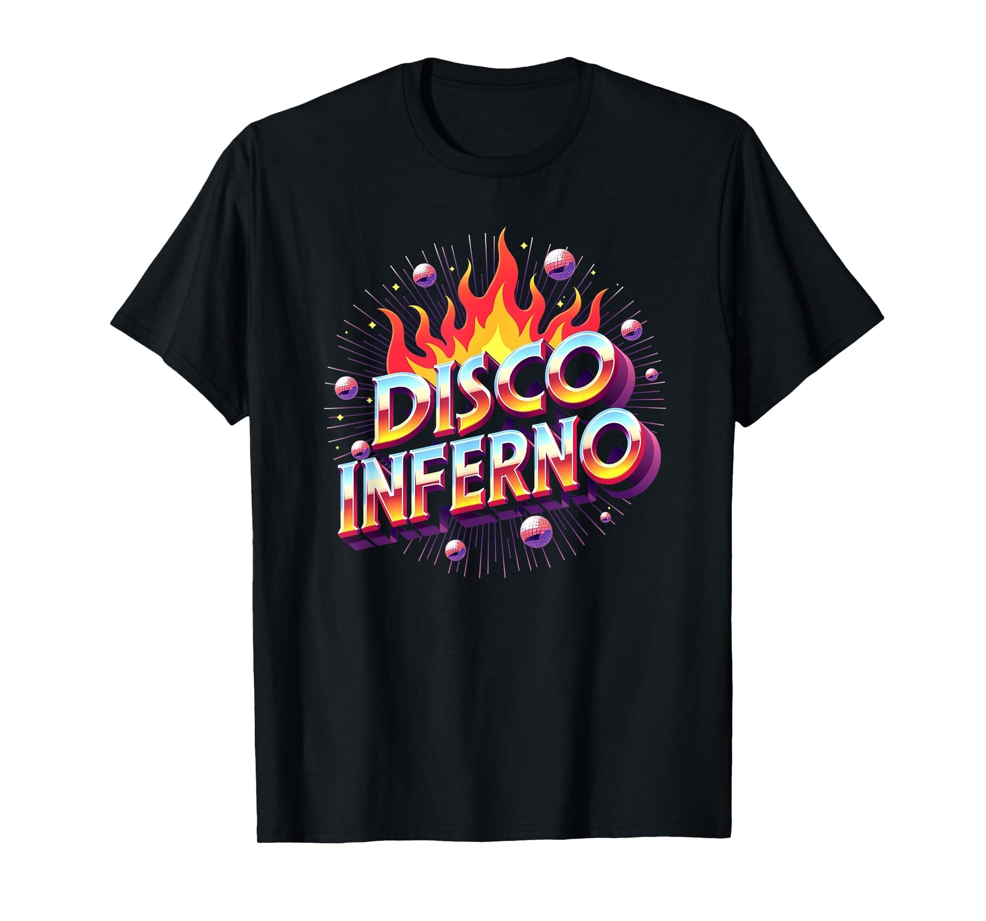 Disco Inferno Dance Party Fever T-Shirt - Casual Everyday Wear for Adults - T-Shirt, Sweatshirt, Hoodie