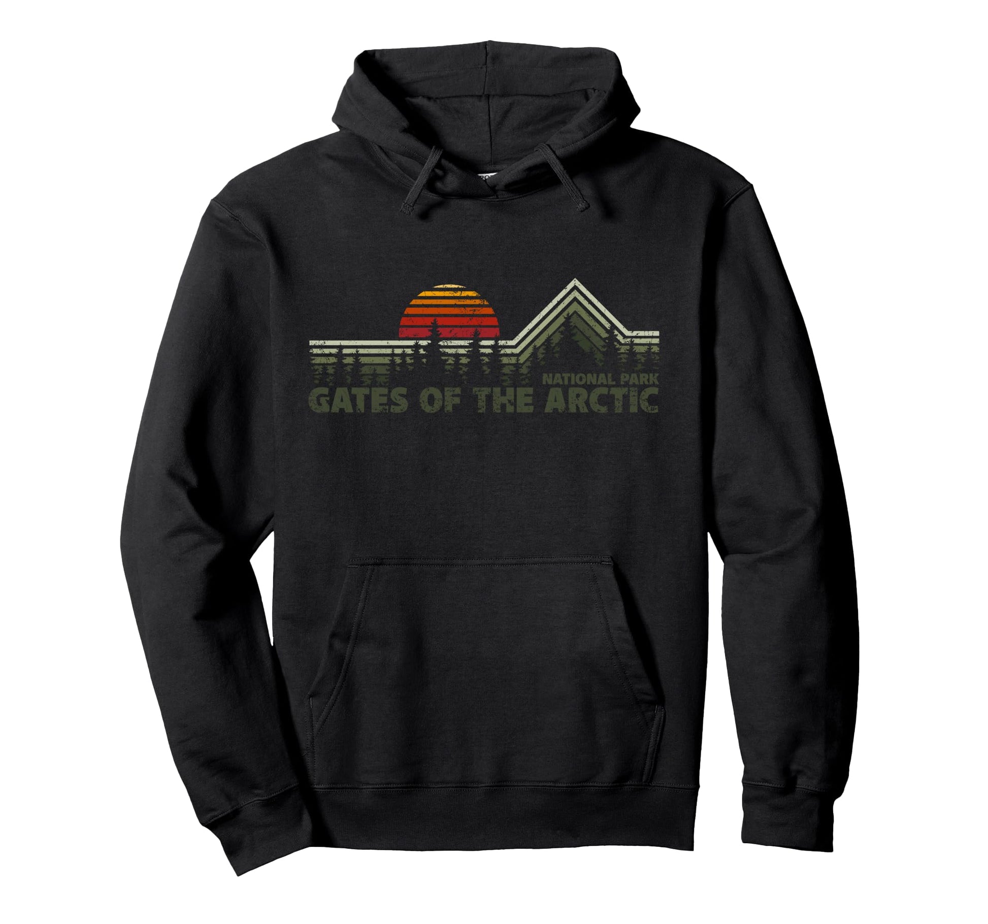 Gates Arctic National Park Nature Hoodie - Streetwear Style Unisex - T-Shirt, Sweatshirt, Hoodie