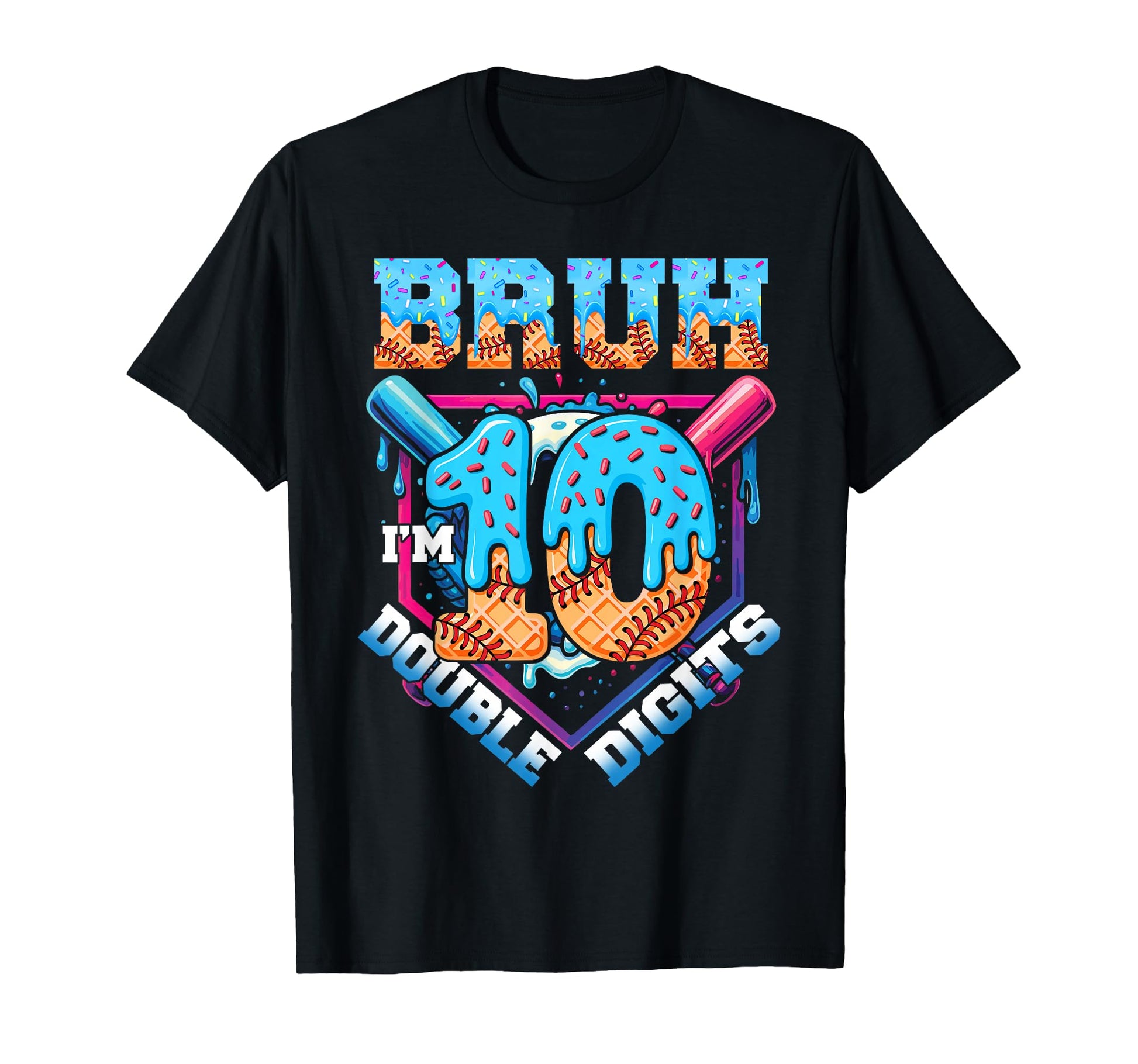 10 Double Digits 10Th Birthday Ice T-Shirt - Novelty Apparel Men Women - T-Shirt, Sweatshirt, Hoodie