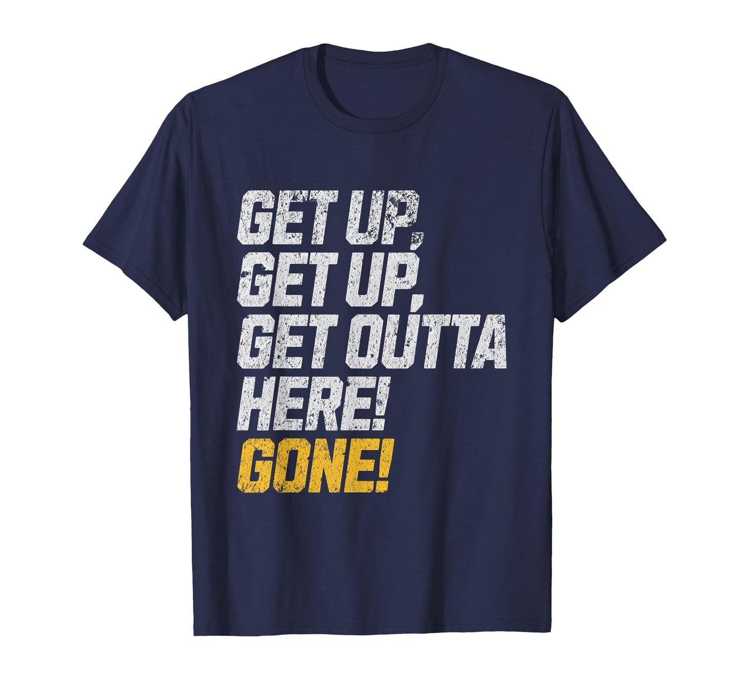 Funny Baseball Player Get Up Get T-Shirt - Custom Art Print for Adults - T-Shirt, Sweatshirt, Hoodie