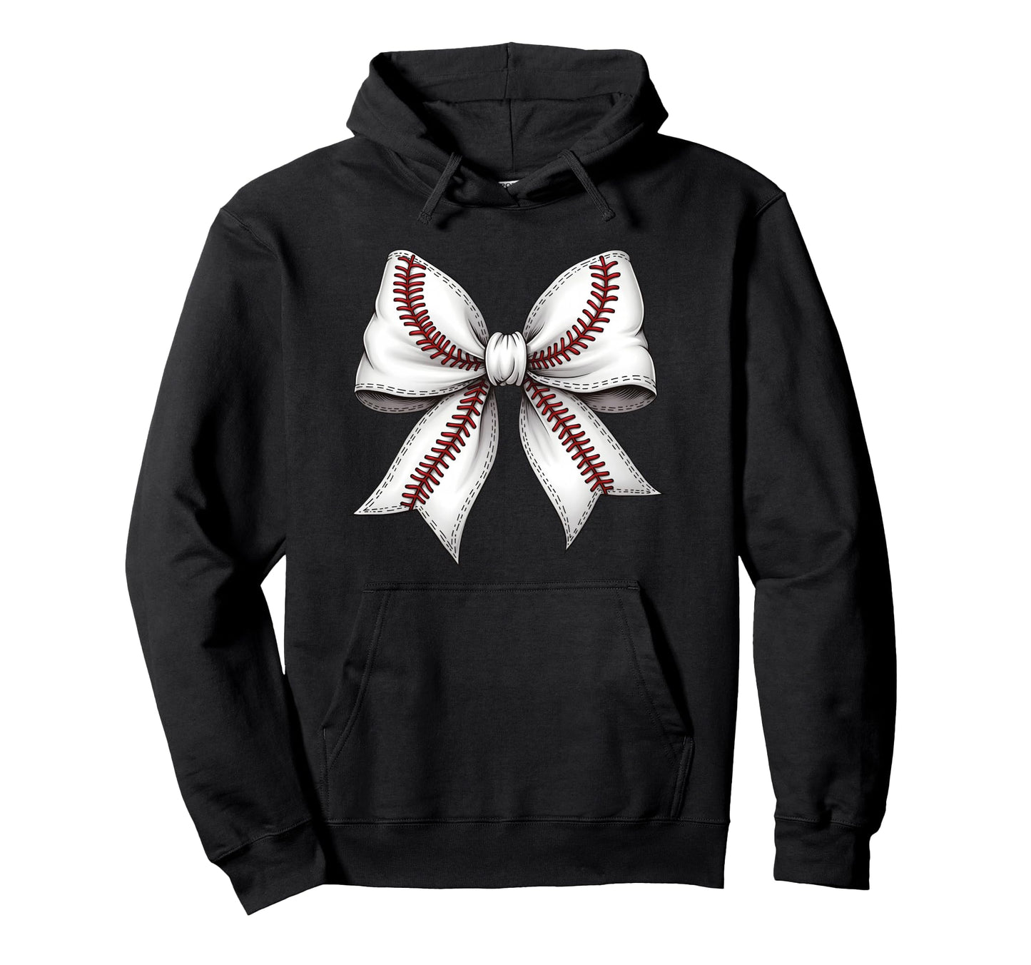 Baseball Coquette Bow Baseball Bow Mom Hoodie - Custom Art Print Unisex - T-Shirt, Sweatshirt, Hoodie