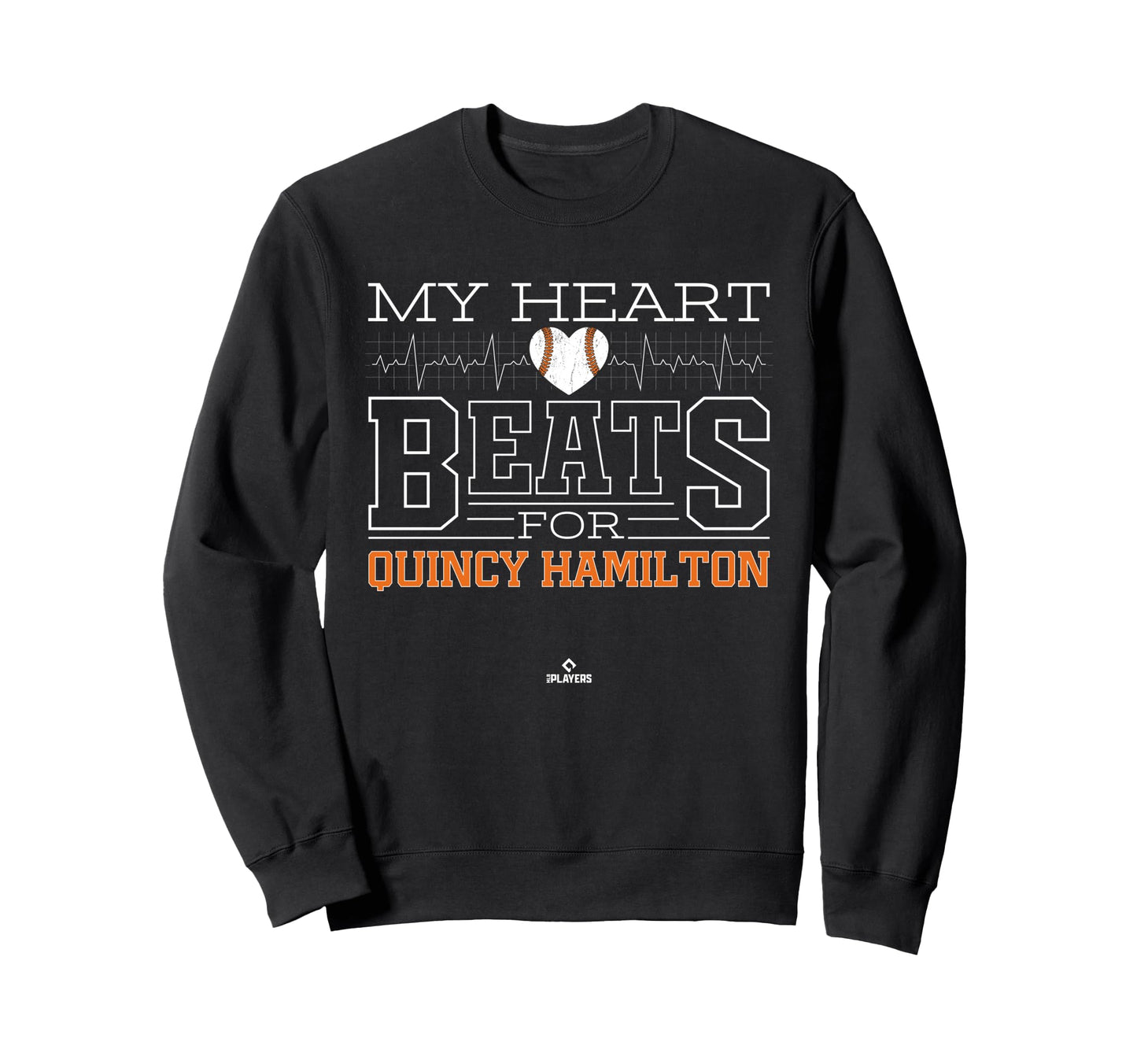 My Heart Beats Quincy Hamilton Sweatshirt - Minimalist Print Men Women - T-Shirt, Sweatshirt, Hoodie
