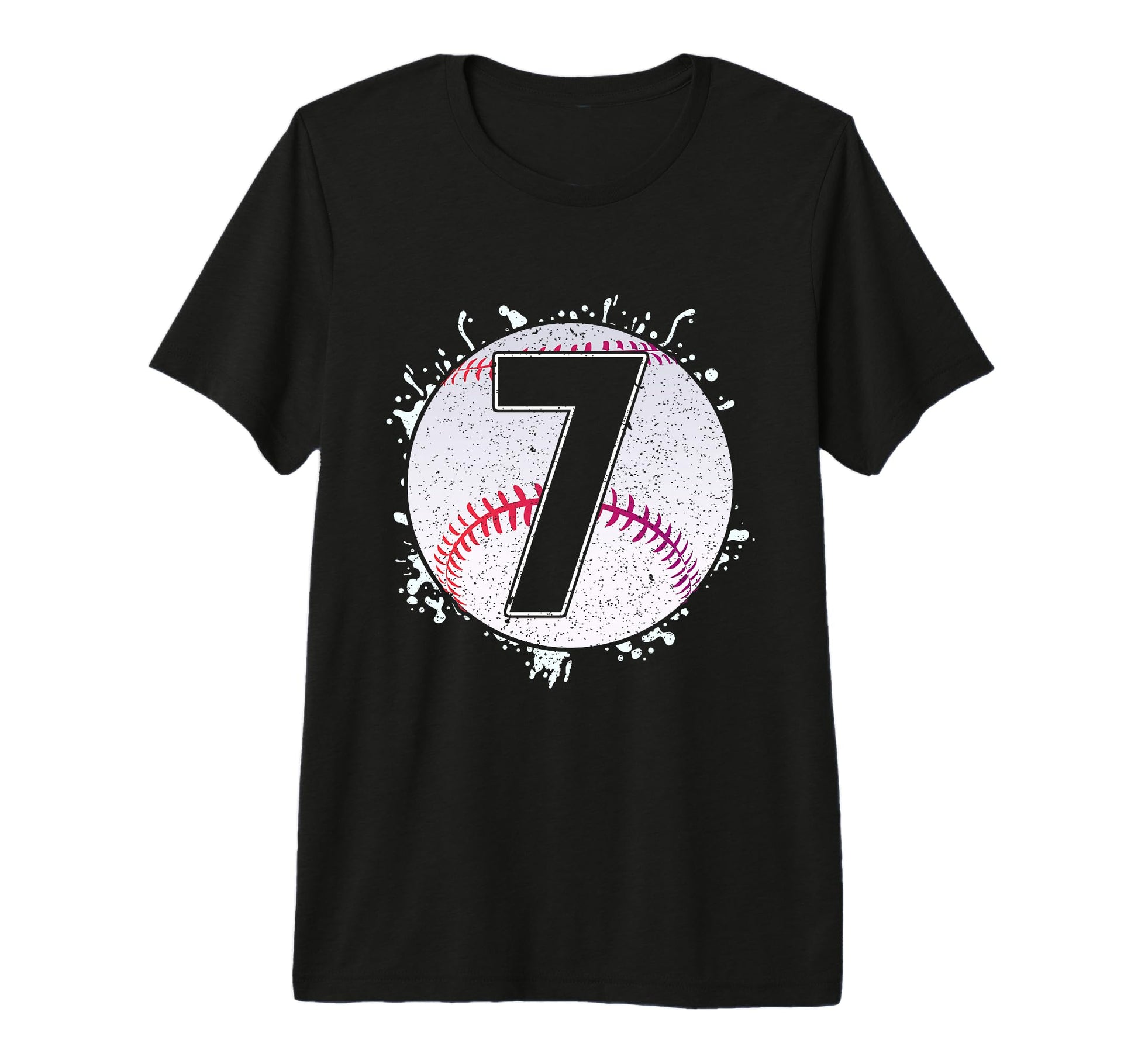 Baseball Birthday 7Th Birthday Party T-Shirt - Trendy Graphic for Adults - T-Shirt, Sweatshirt, Hoodie