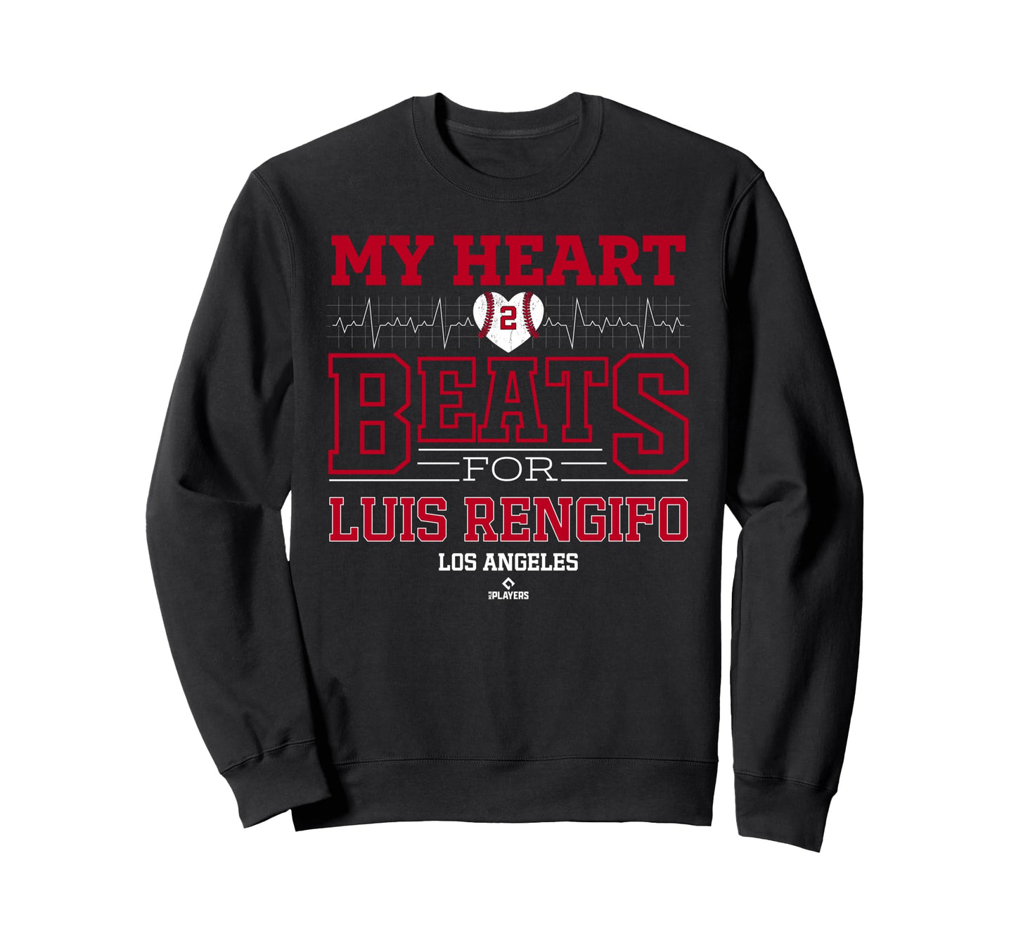 My Heart Beats Luis Rengifo Los Angeles Sweatshirt - Graphic Print Unisex - T-Shirt, Sweatshirt, Hoodie
