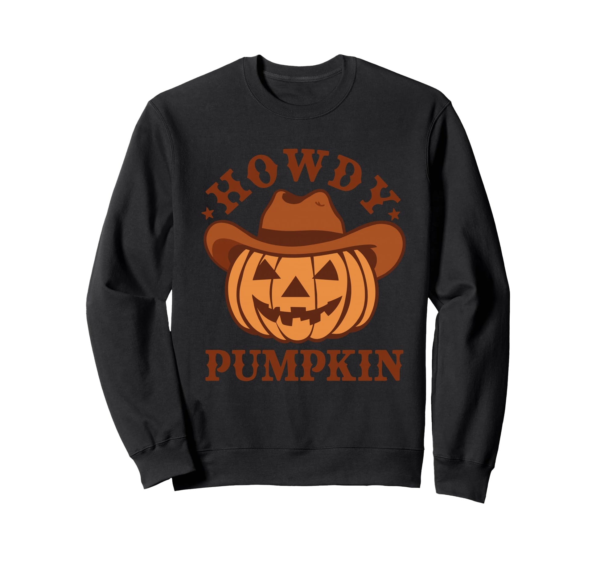Howdy Pumpkin Autumn Western Sweatshirt - Aesthetic Graphic Unisex - T-Shirt, Sweatshirt, Hoodie